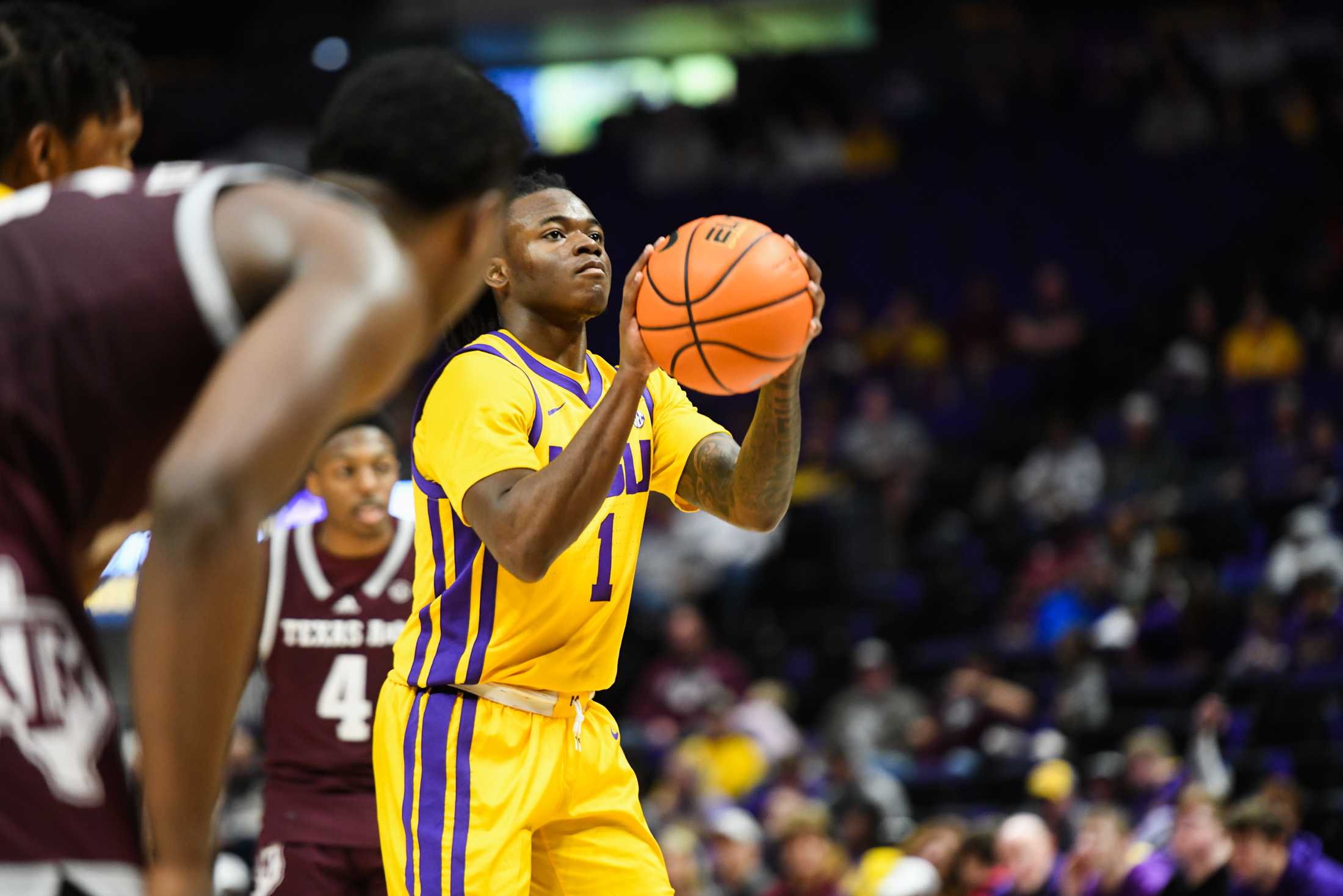 PHOTOS: LSU men's basketball falls 74-62 against Texas A&M