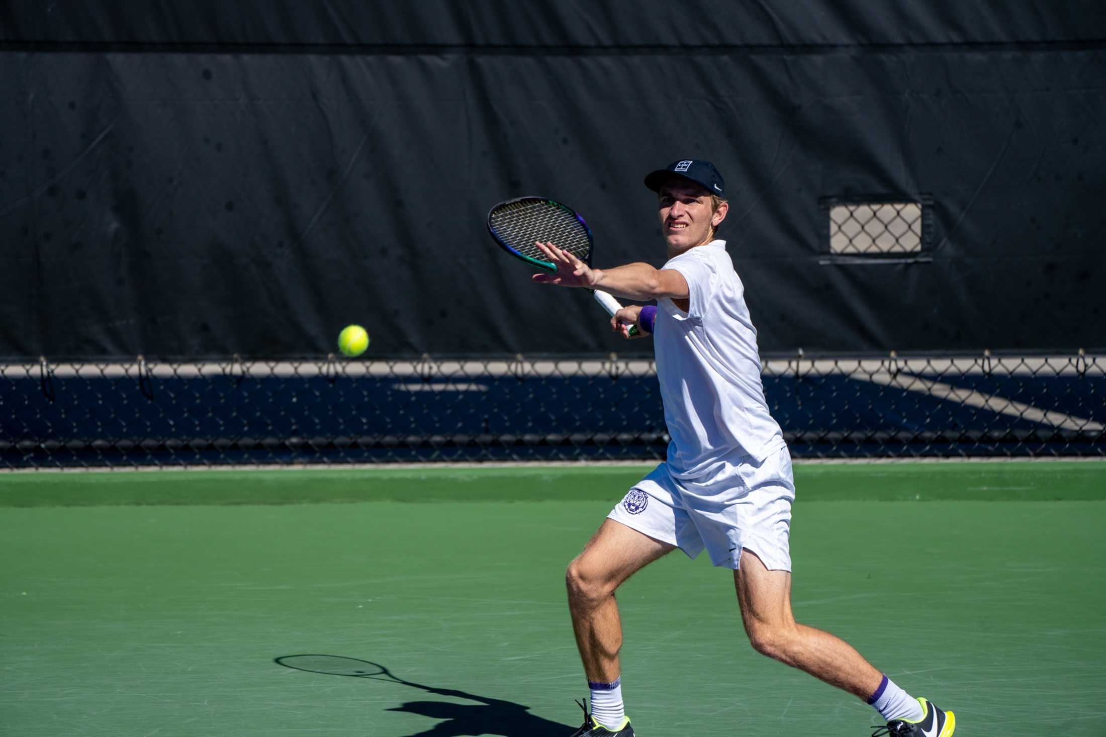 PHOTOS: LSU men's tennis defeats Lamar 7-0