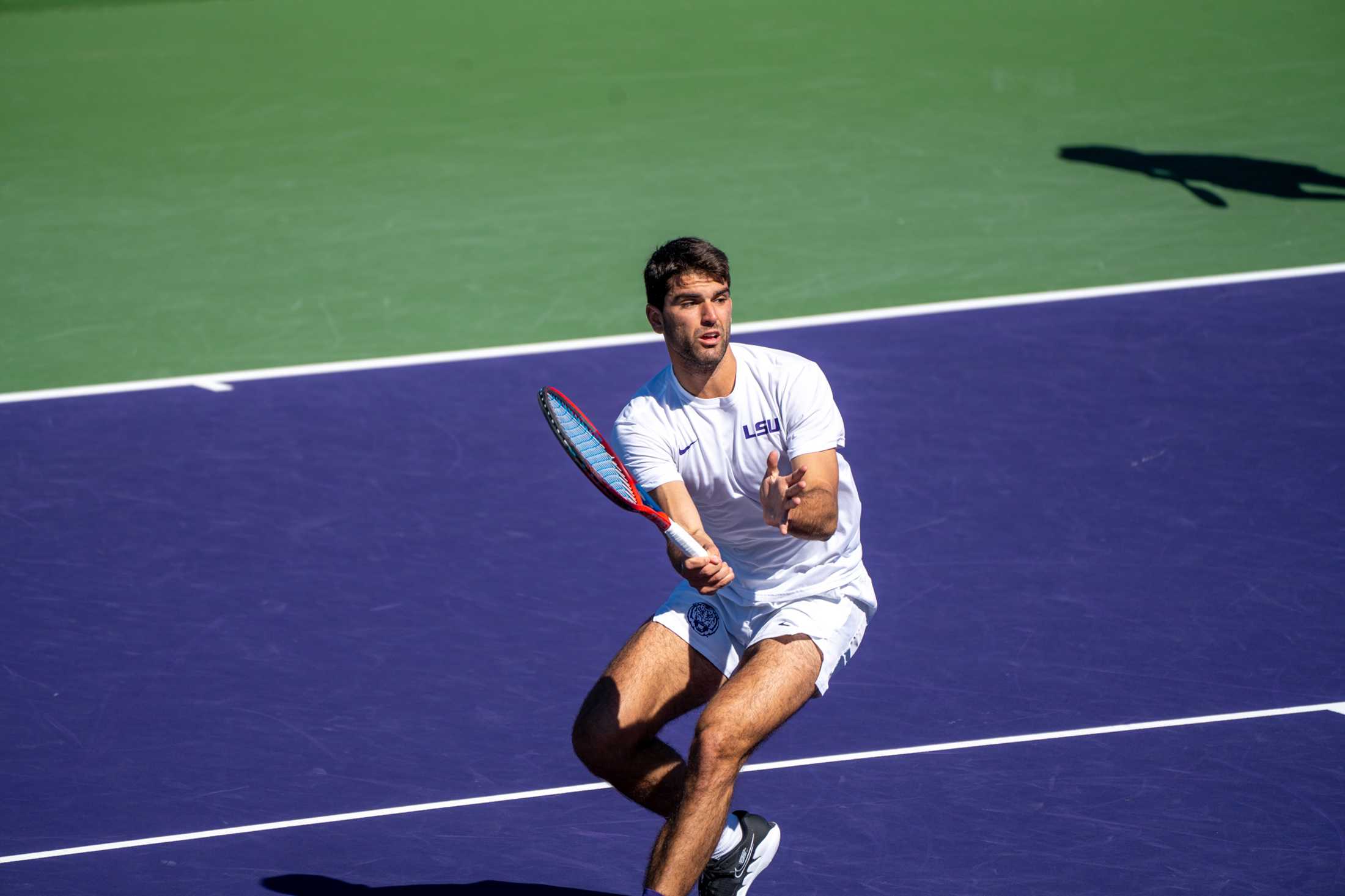 PHOTOS: LSU men's tennis defeats Lamar 7-0