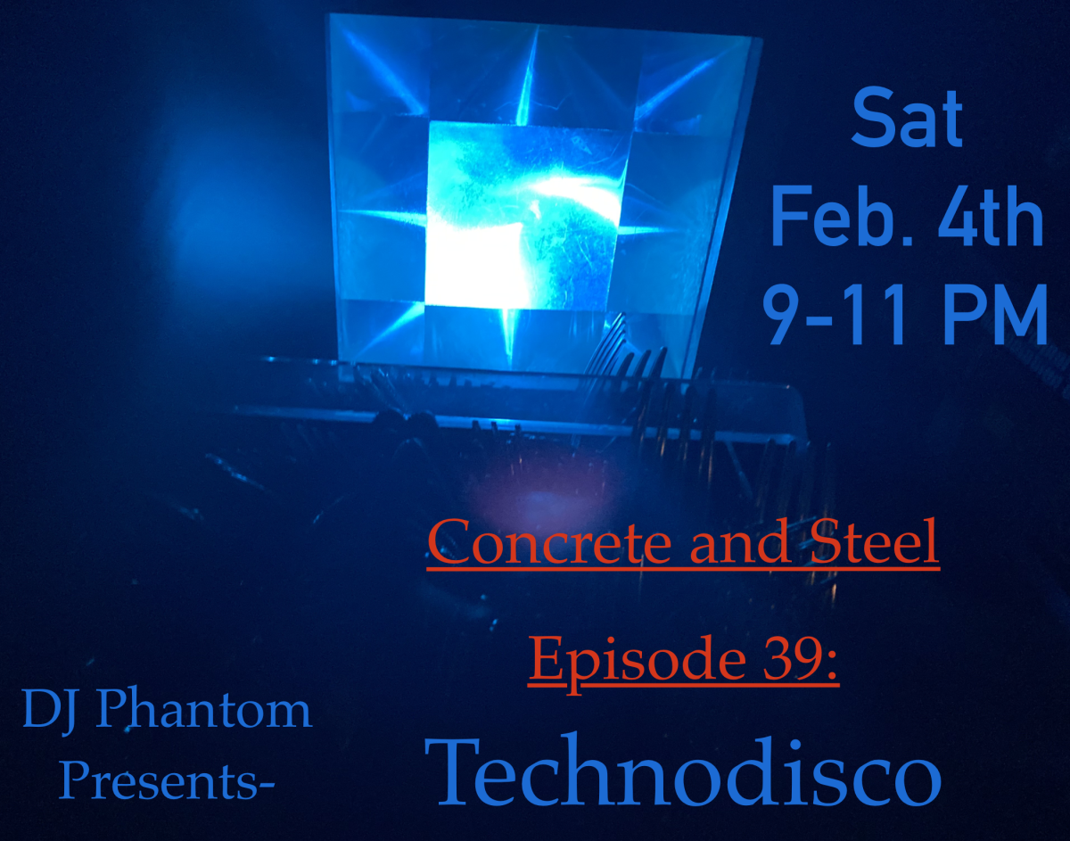 Concrete and Steep Episode 39 Technodisco Graphic