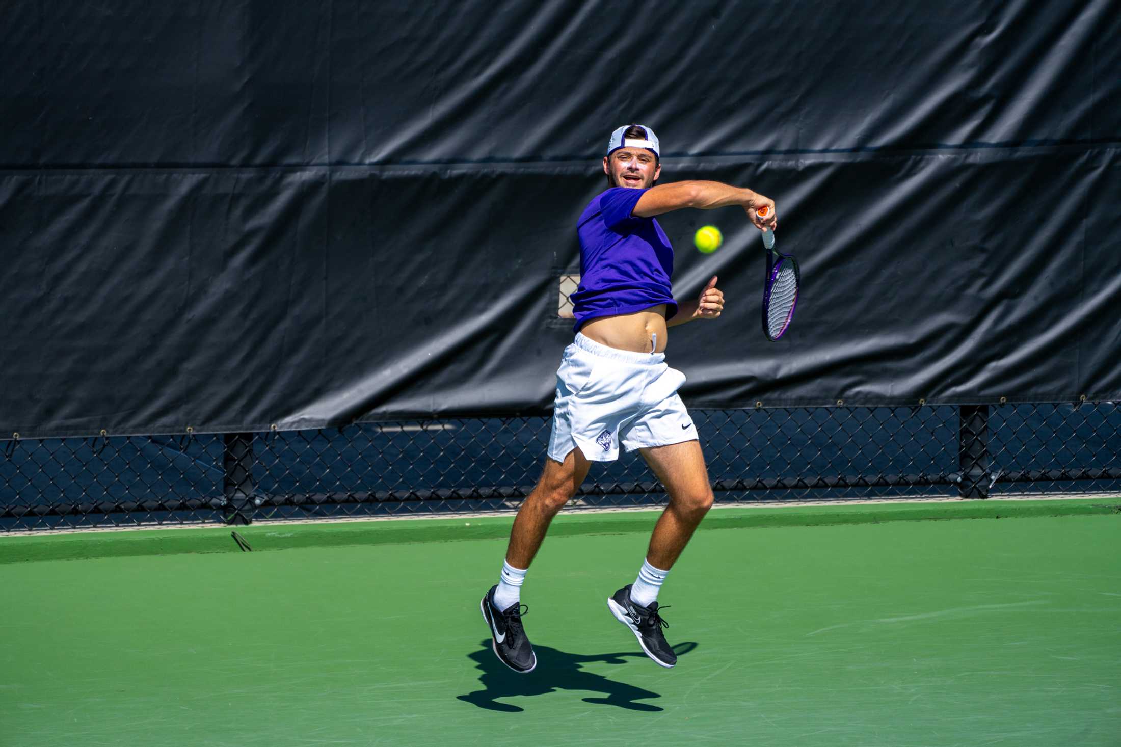 PHOTOS: LSU men's tennis defeats UL-Lafayette 4-0