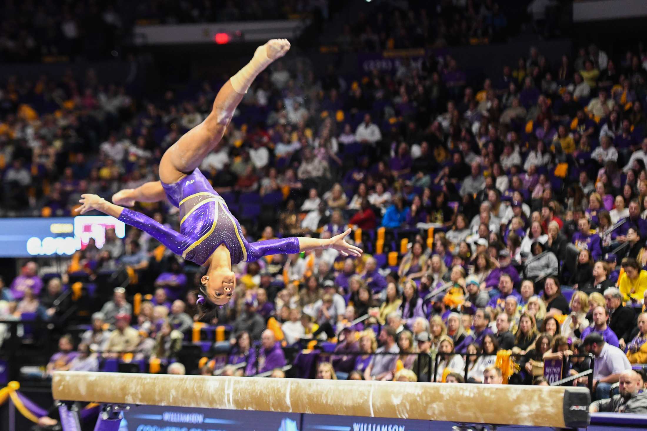 PHOTOS: LSU gymnastics defeats Georgia 197.700-196.925