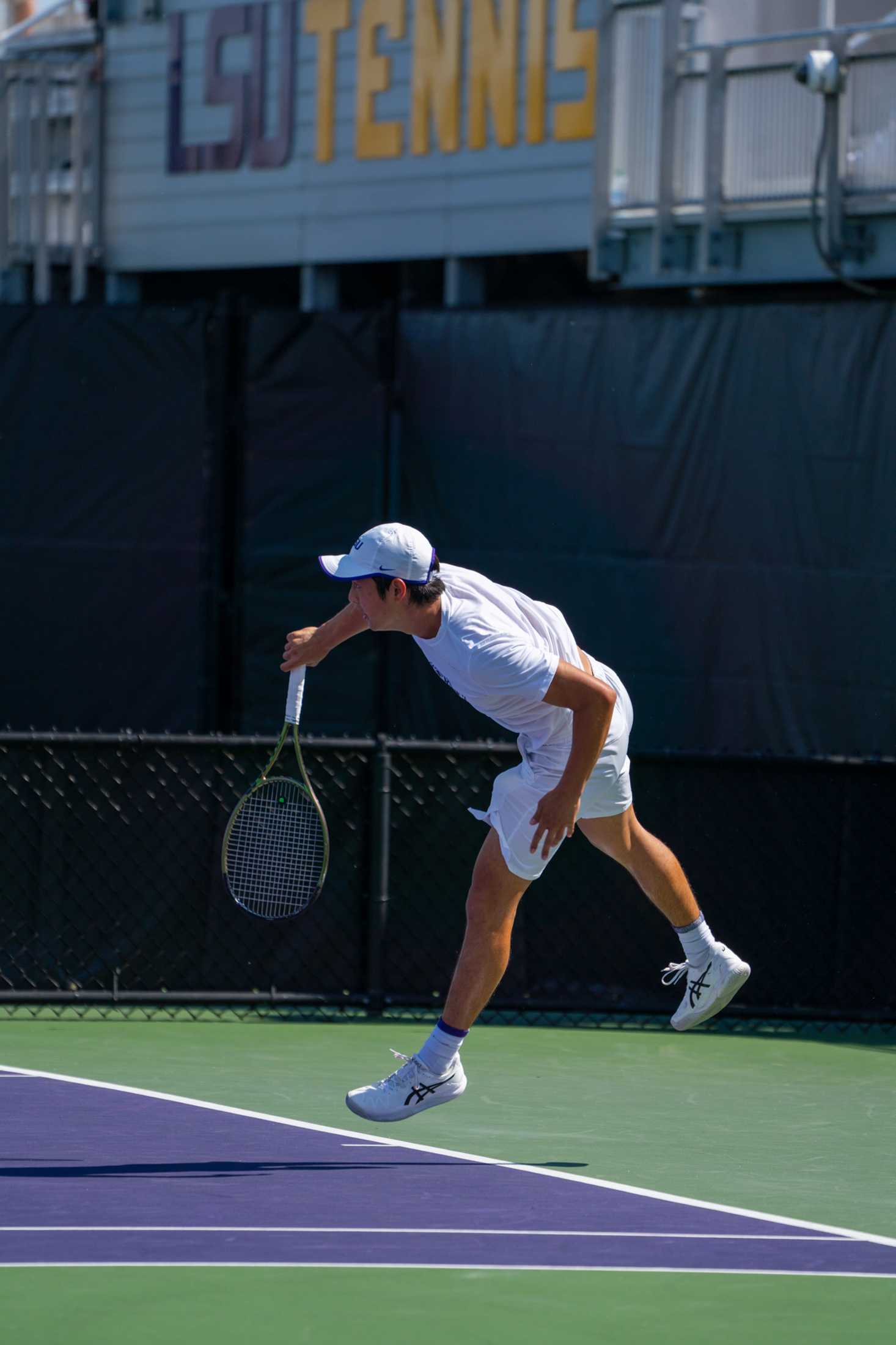 PHOTOS: LSU men's tennis defeats UL-Lafayette 4-0