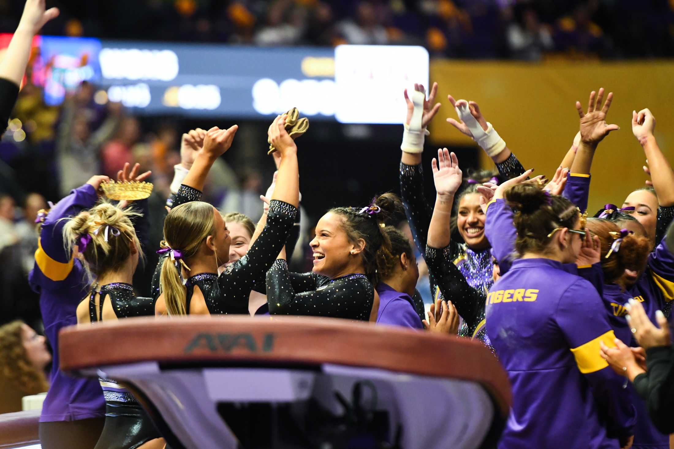 PHOTOS: LSU gymnastics defeats Florida 198.100-197.975