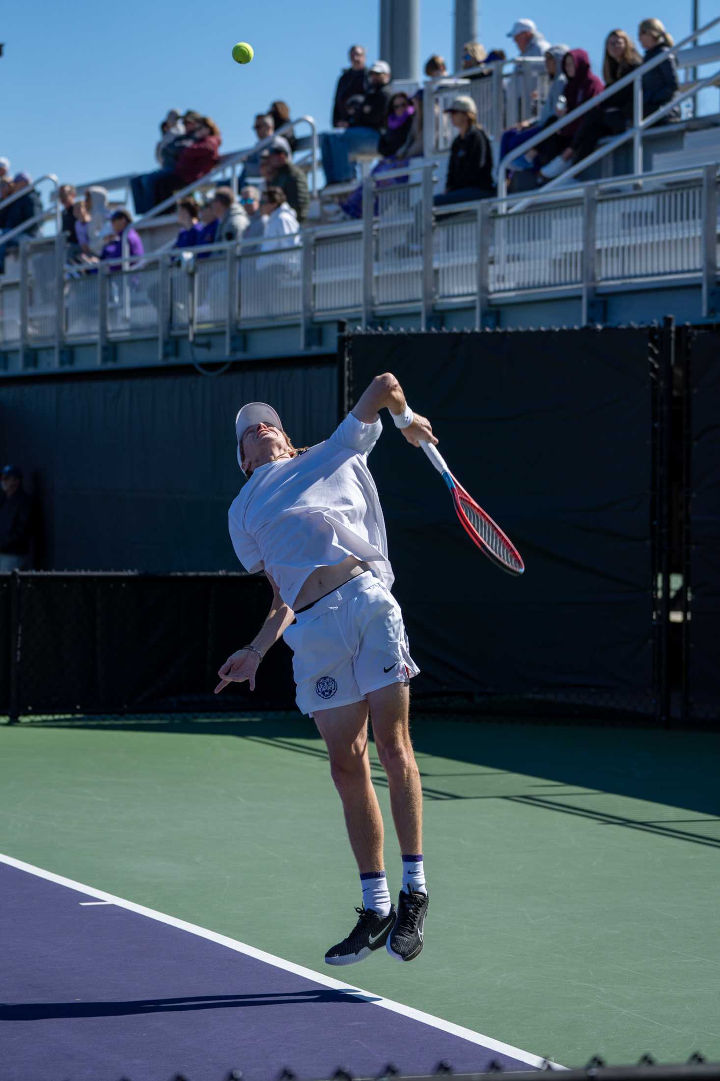 PHOTOS: LSU men's tennis defeats Lamar 7-0