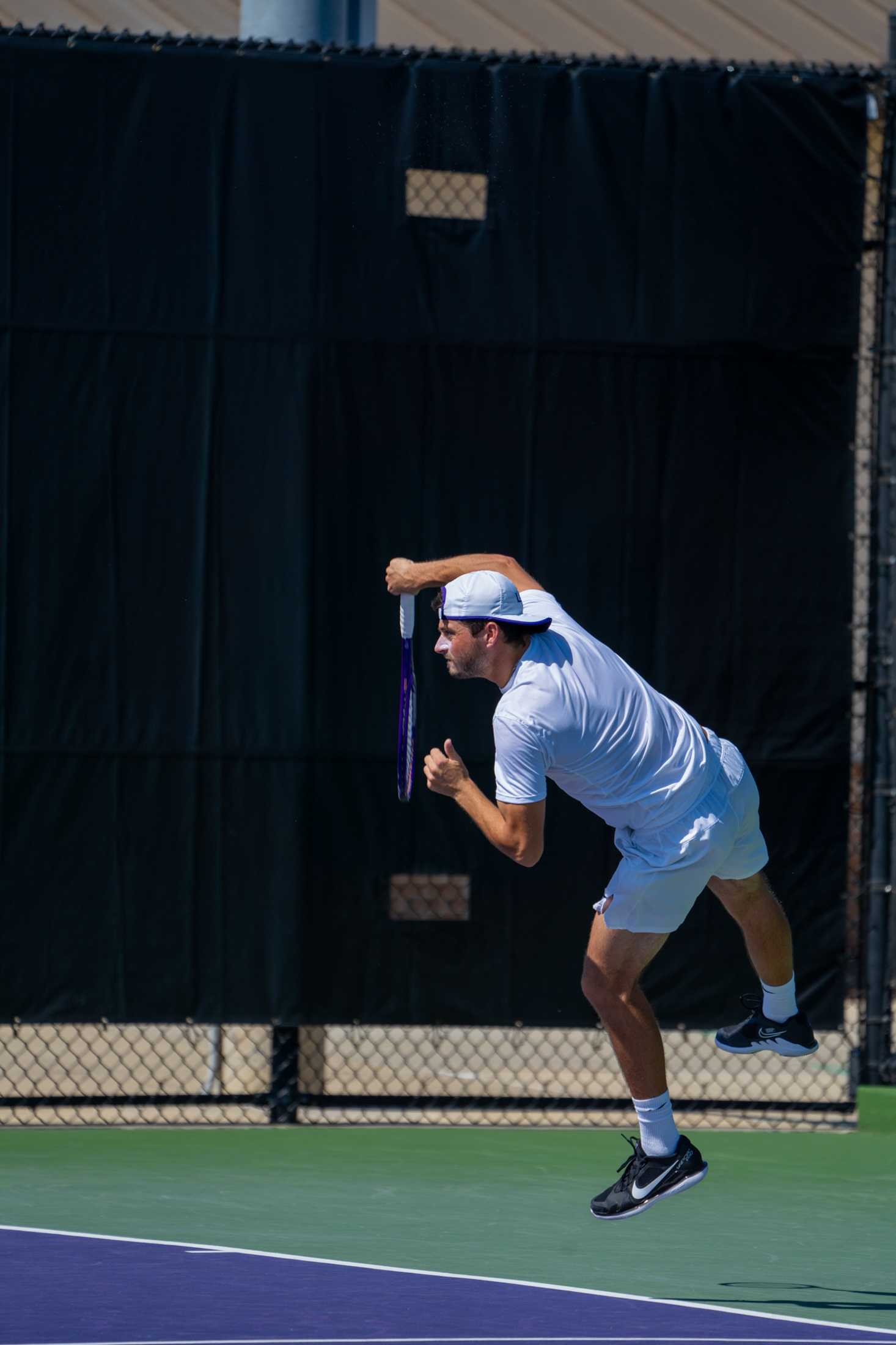 PHOTOS: LSU men's tennis defeats UL-Lafayette 4-0