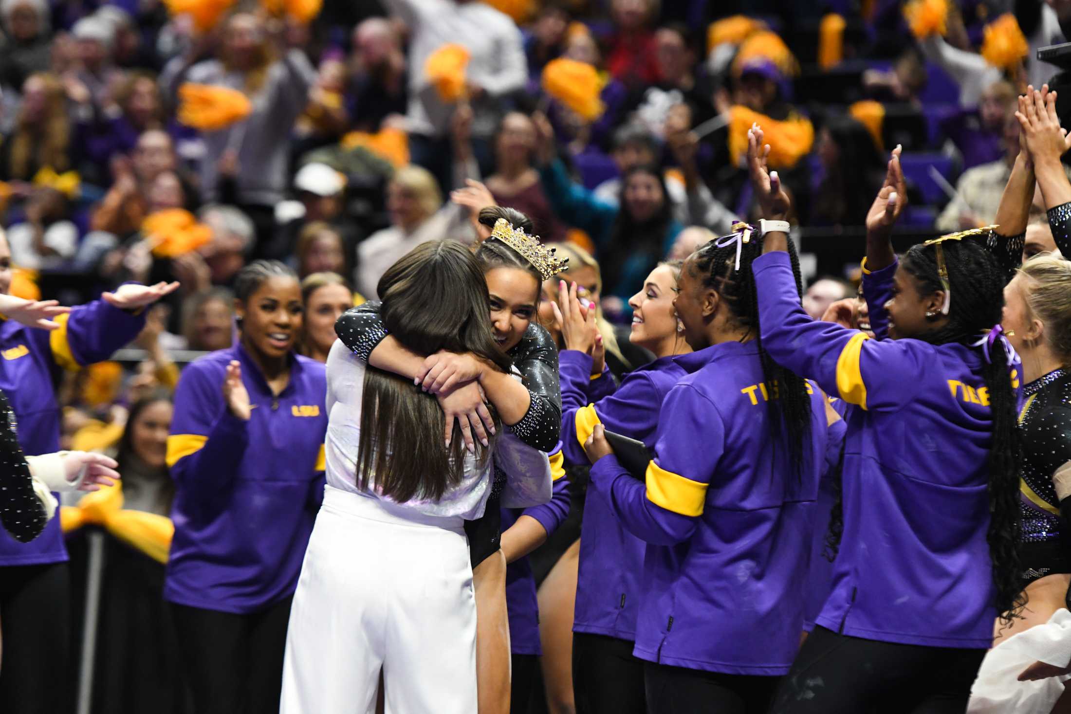 PHOTOS: LSU gymnastics defeats Florida 198.100-197.975