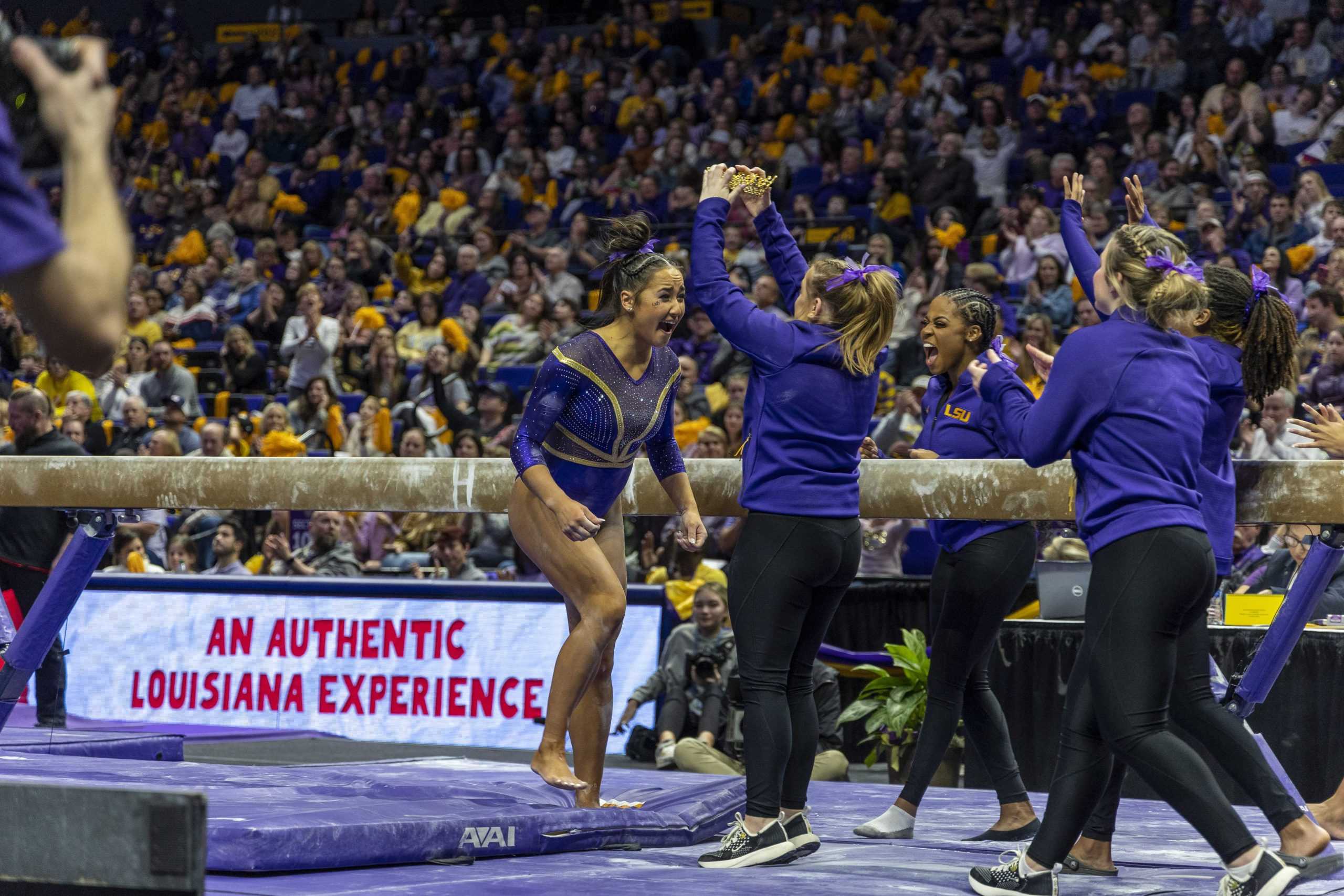 PHOTOS: LSU gymnastics defeats Georgia 197.700-196.925