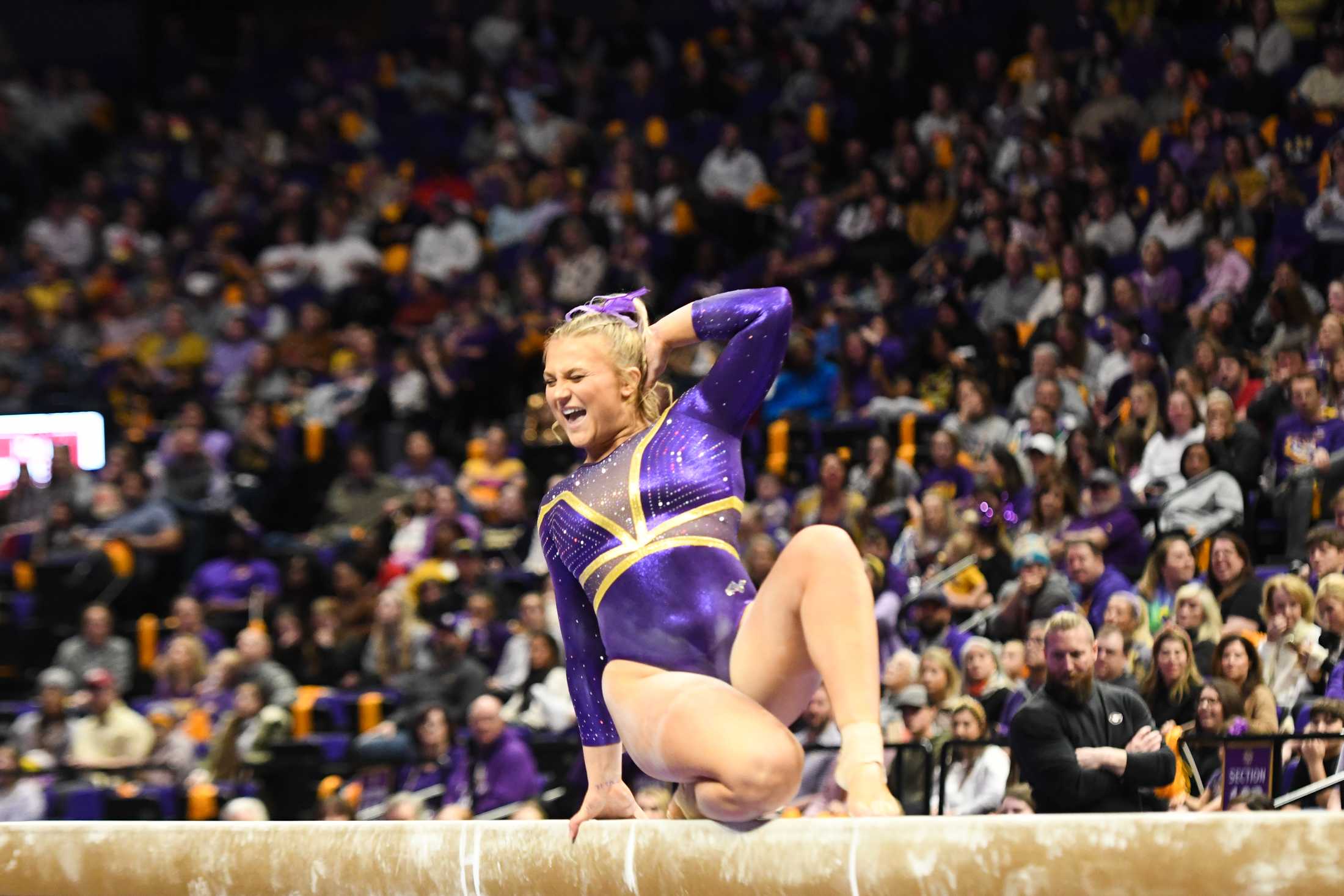 PHOTOS: LSU gymnastics defeats Georgia 197.700-196.925