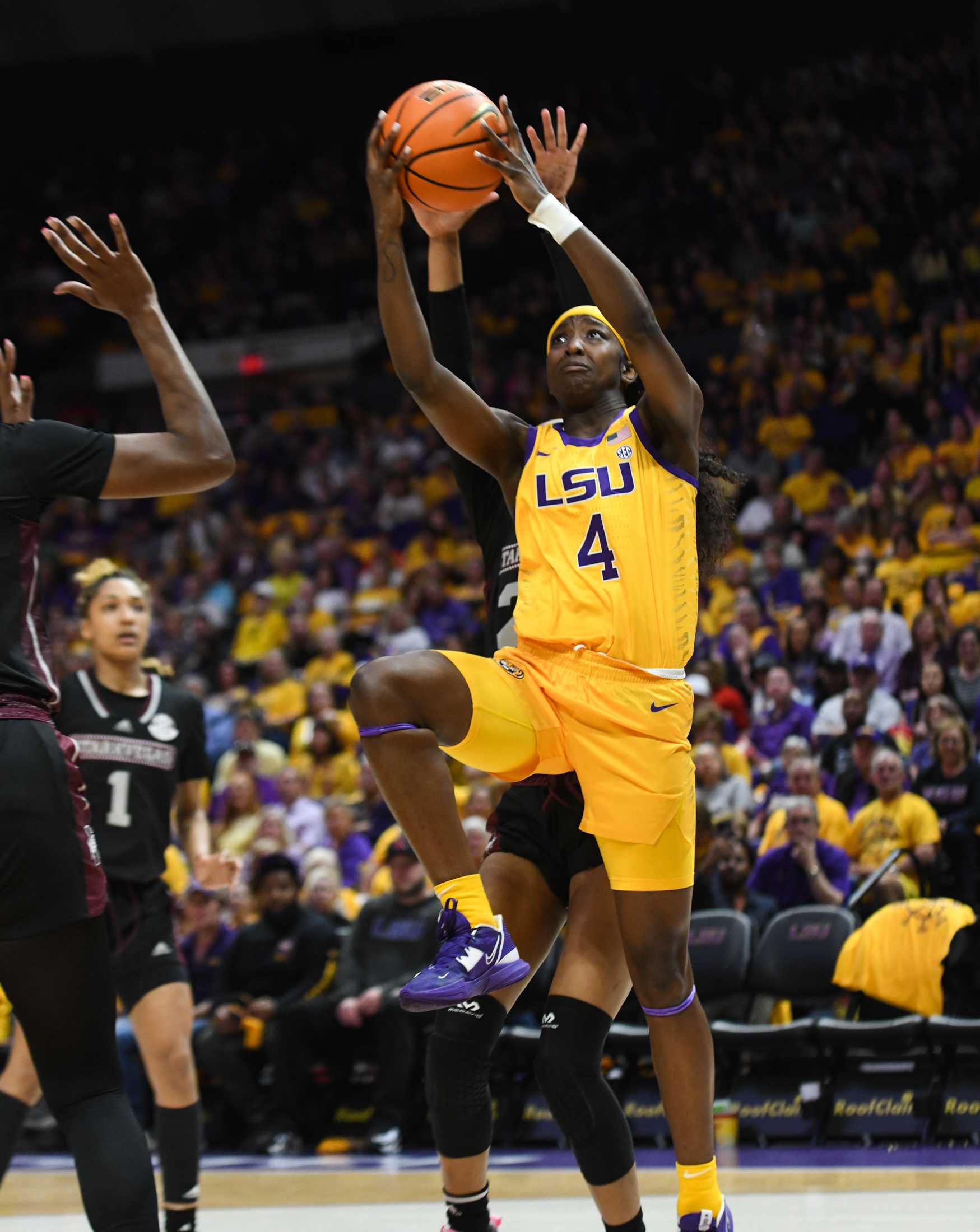 PHOTOS: LSU women's basketball defeats Mississippi State 74-59