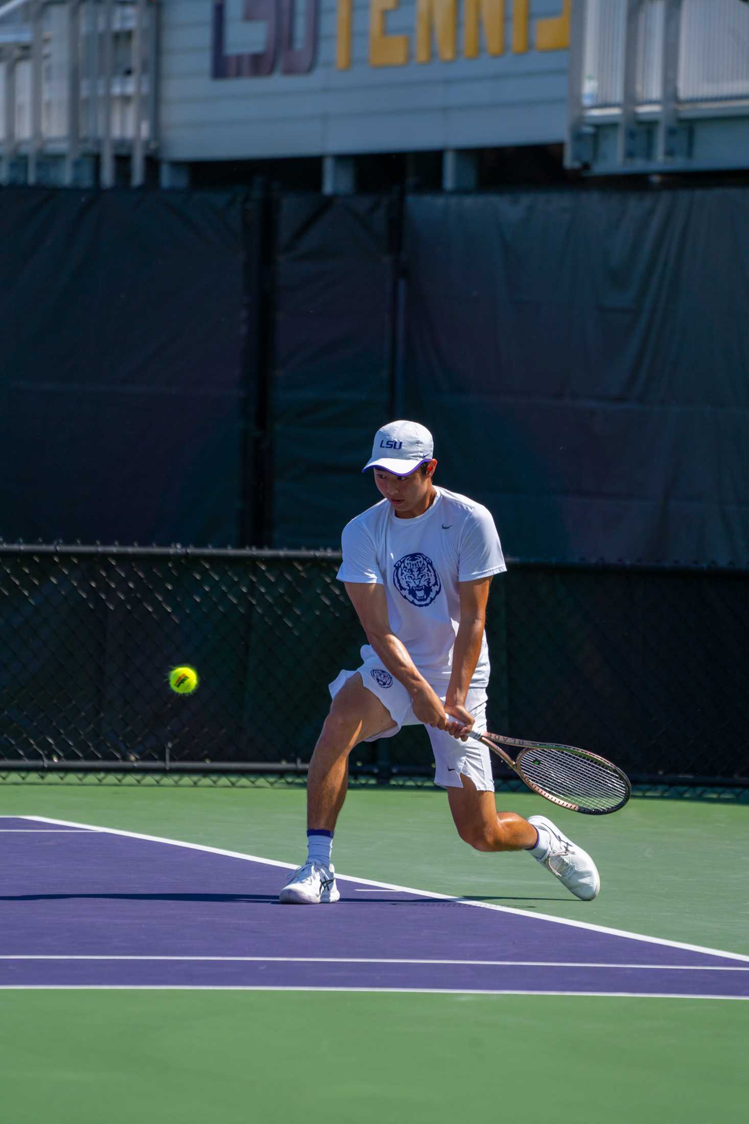 PHOTOS: LSU men's tennis defeats UL-Lafayette 4-0