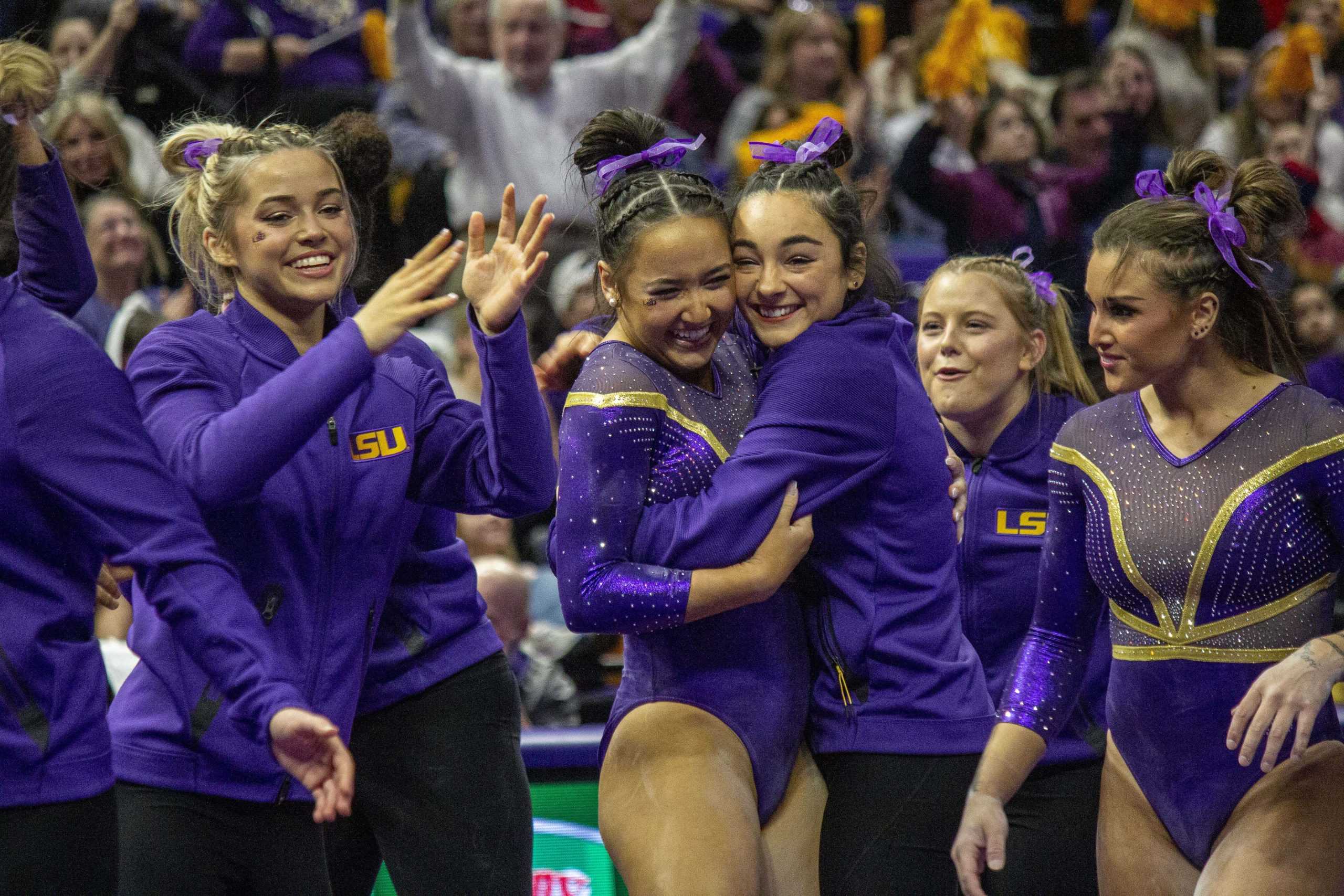 PHOTOS: LSU gymnastics defeats Georgia 197.700-196.925