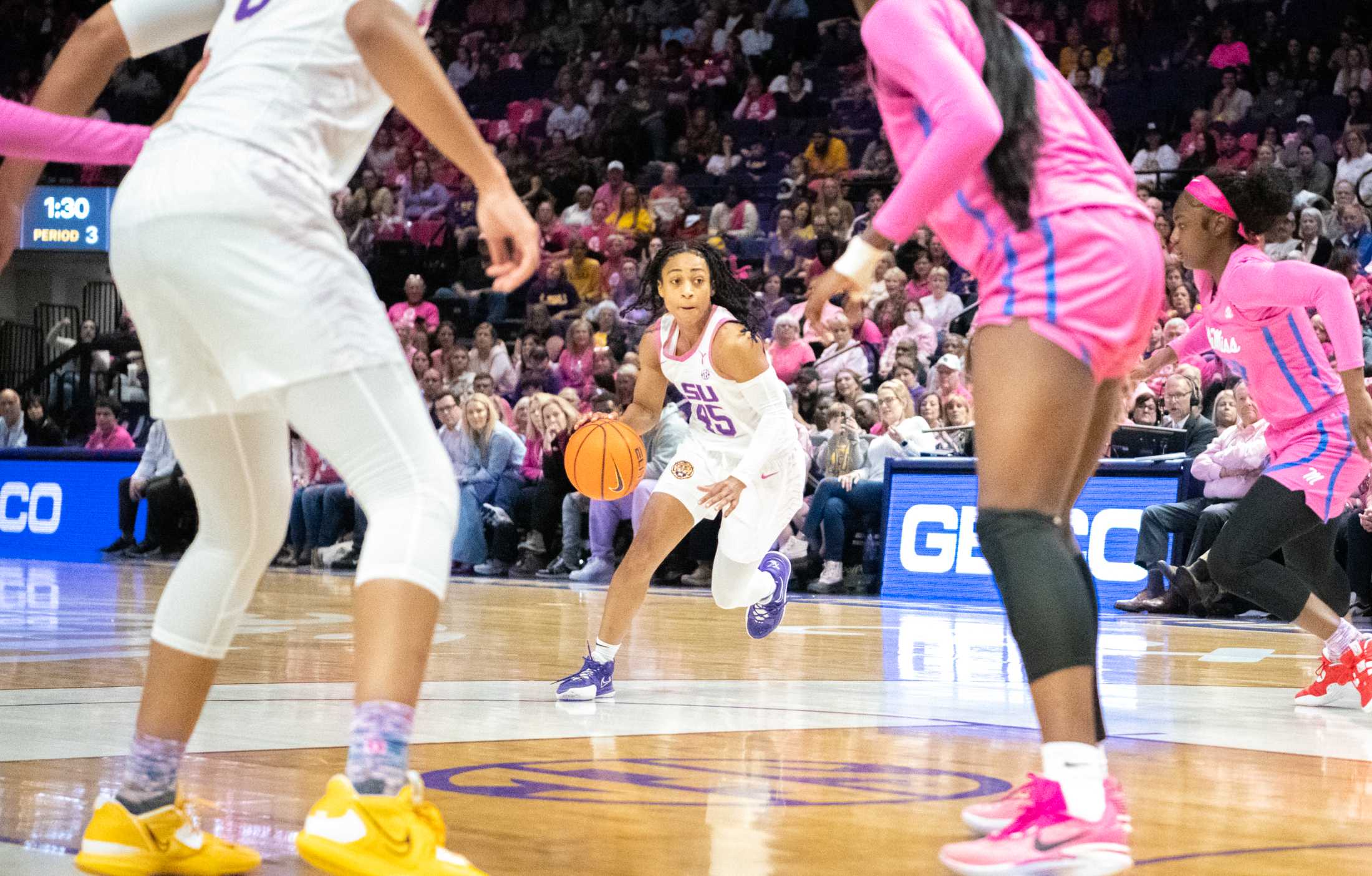 PHOTOS: LSU women's basketball defeats Ole Miss 69-60