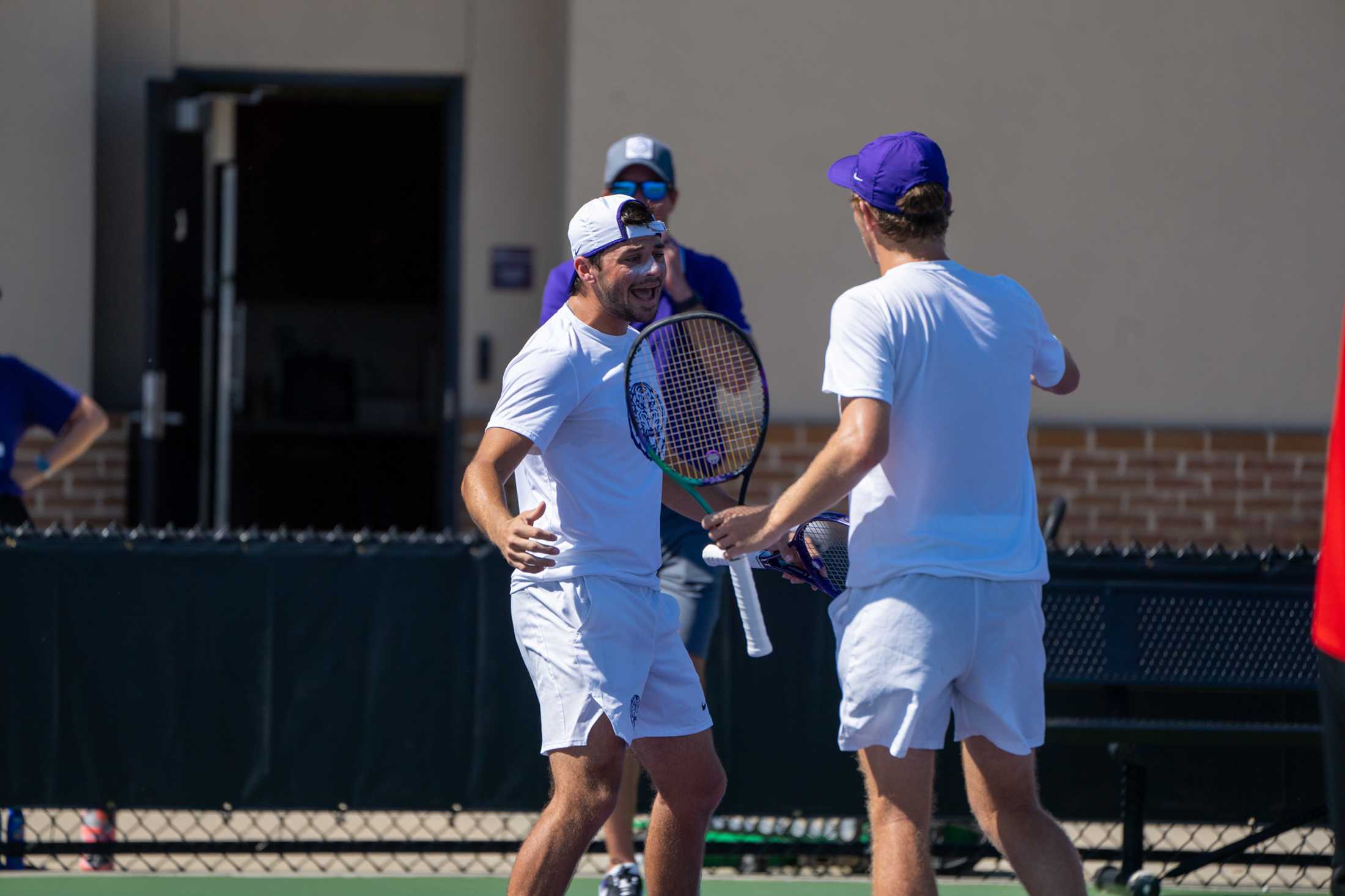 PHOTOS: LSU men's tennis defeats UL-Lafayette 4-0