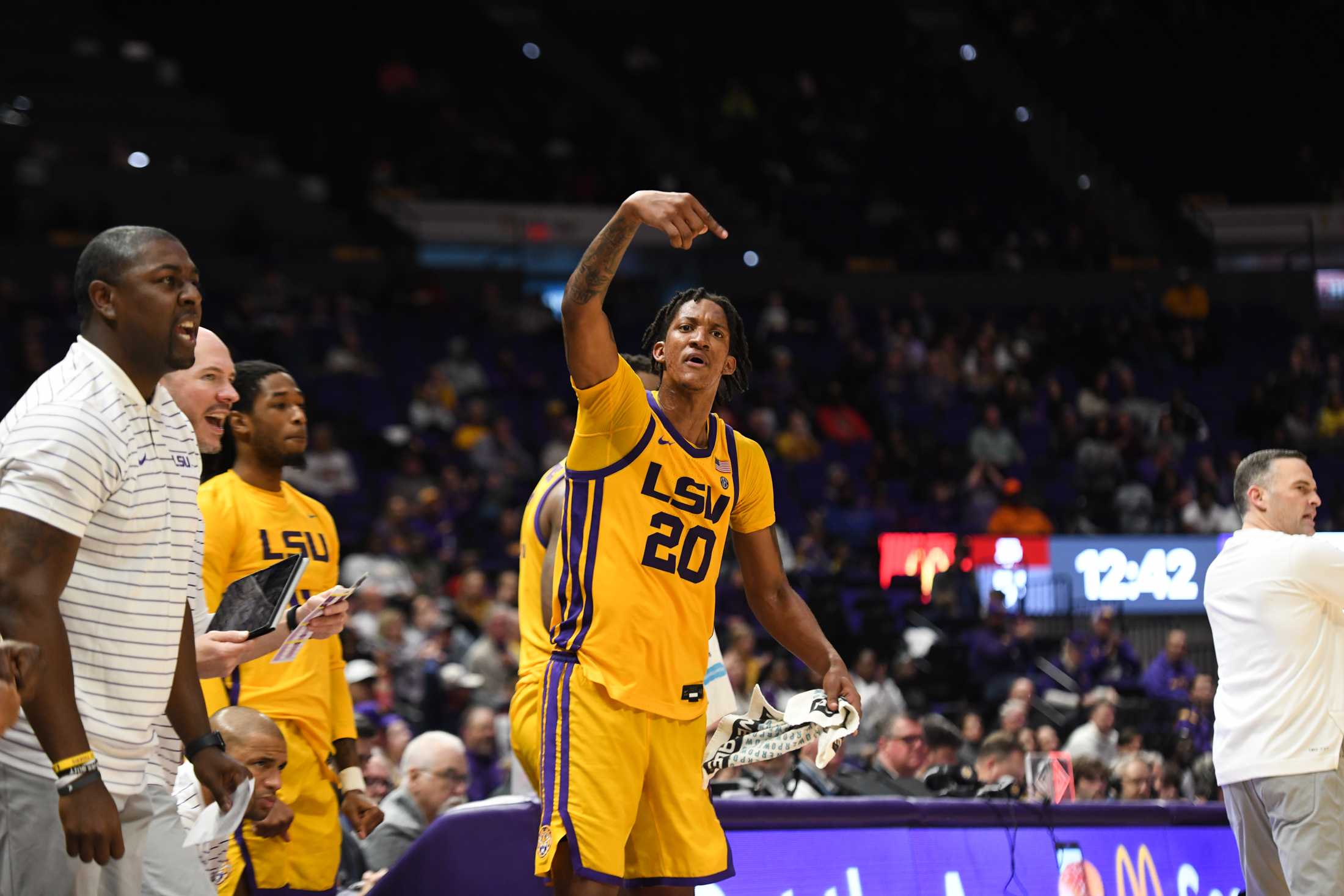 PHOTOS: LSU men's basketball falls 74-62 against Texas A&M