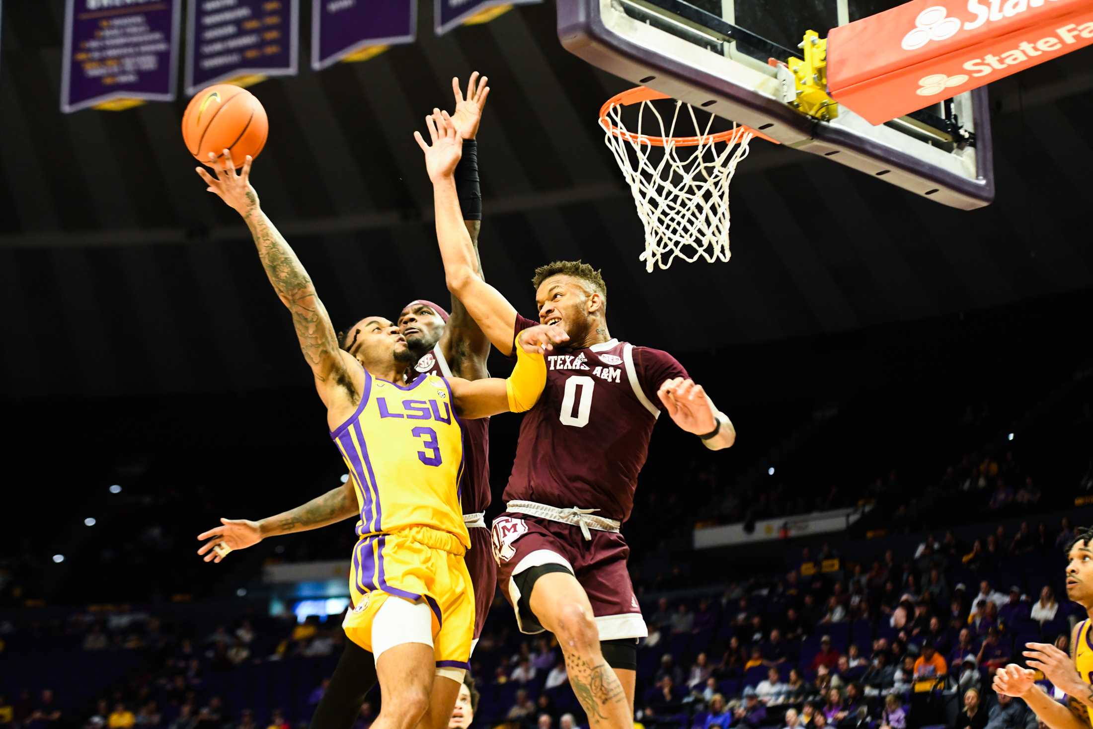 PHOTOS: LSU men's basketball falls 74-62 against Texas A&M