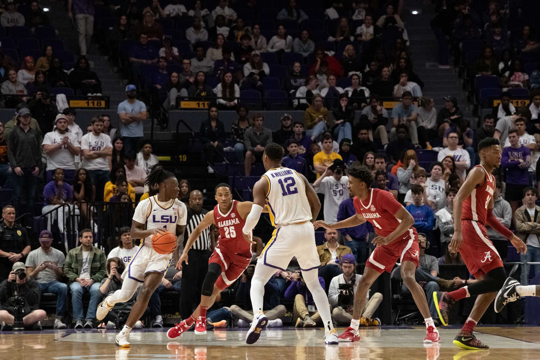 PHOTOS: LSU men's basketball falls to Alabama 79-69