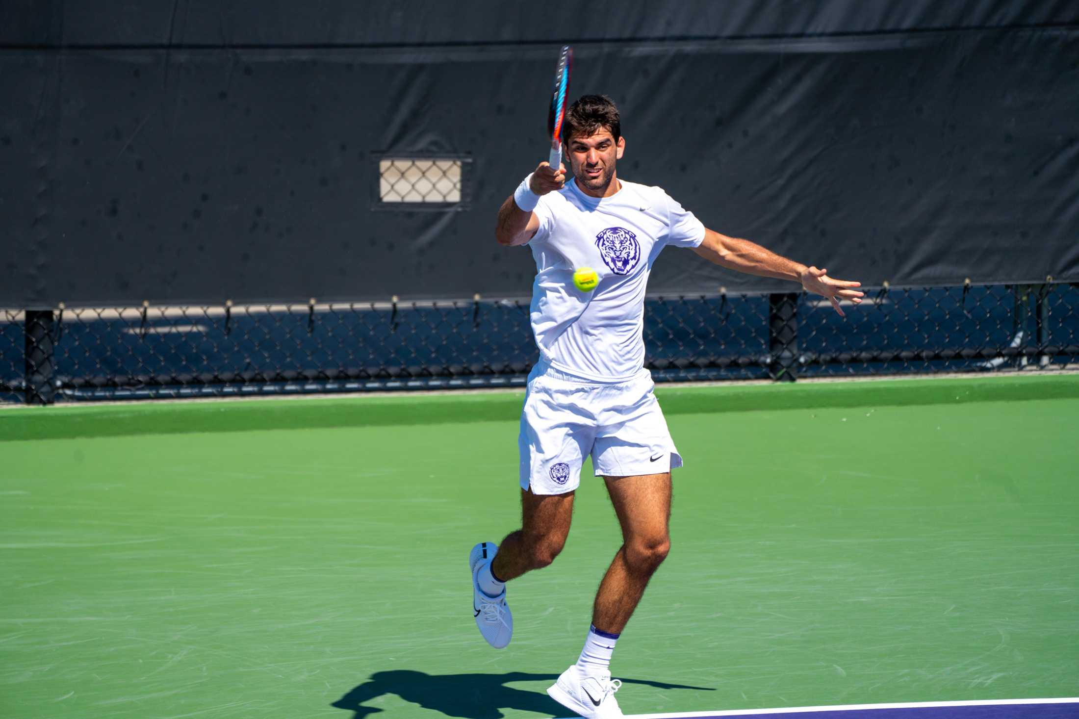 PHOTOS: LSU men's tennis defeats UL-Lafayette 4-0