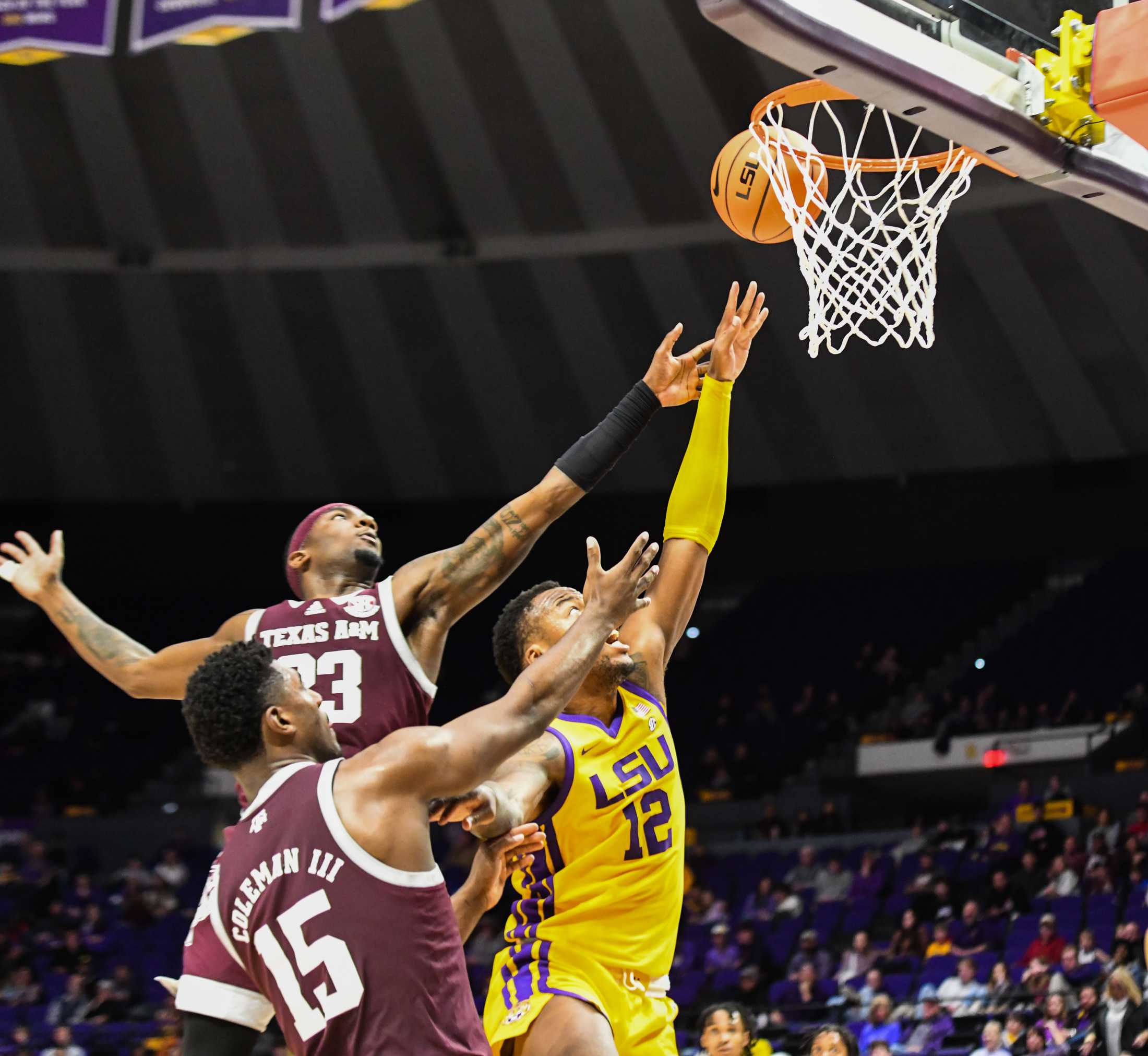 PHOTOS: LSU men's basketball falls 74-62 against Texas A&M