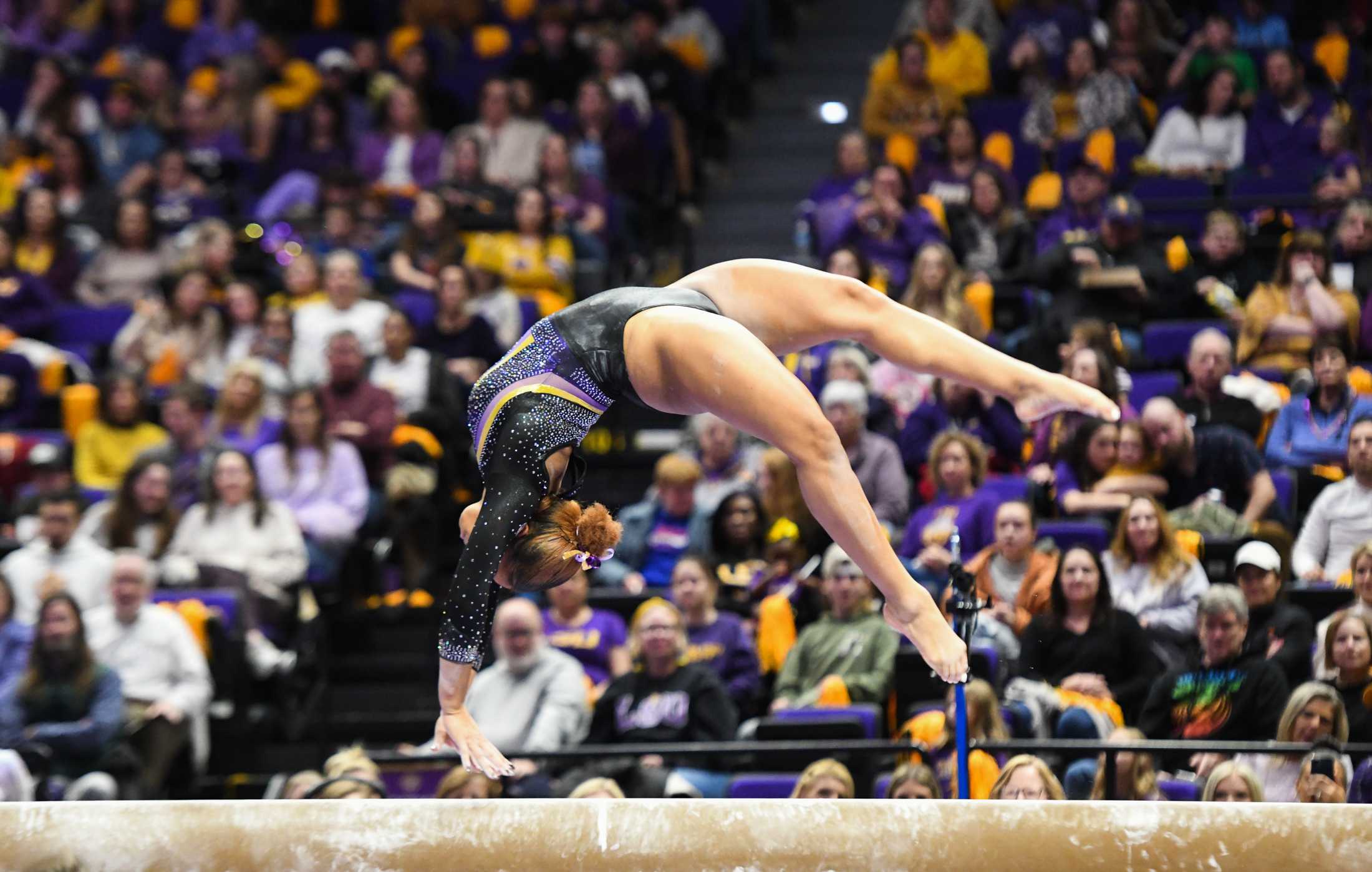 PHOTOS: LSU gymnastics defeats Florida 198.100-197.975