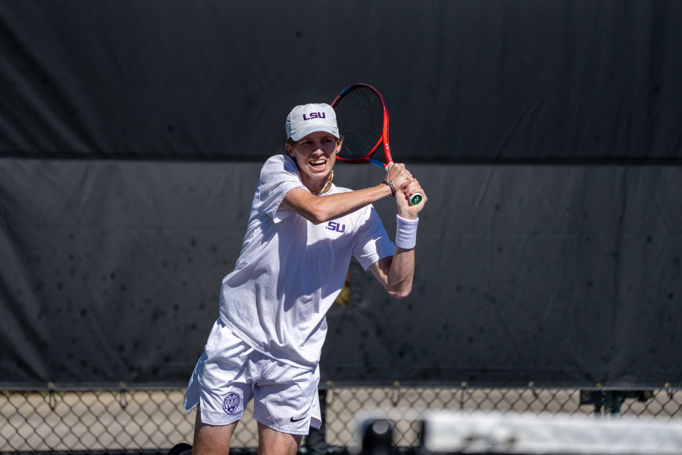 PHOTOS: LSU men's tennis defeats Lamar 7-0