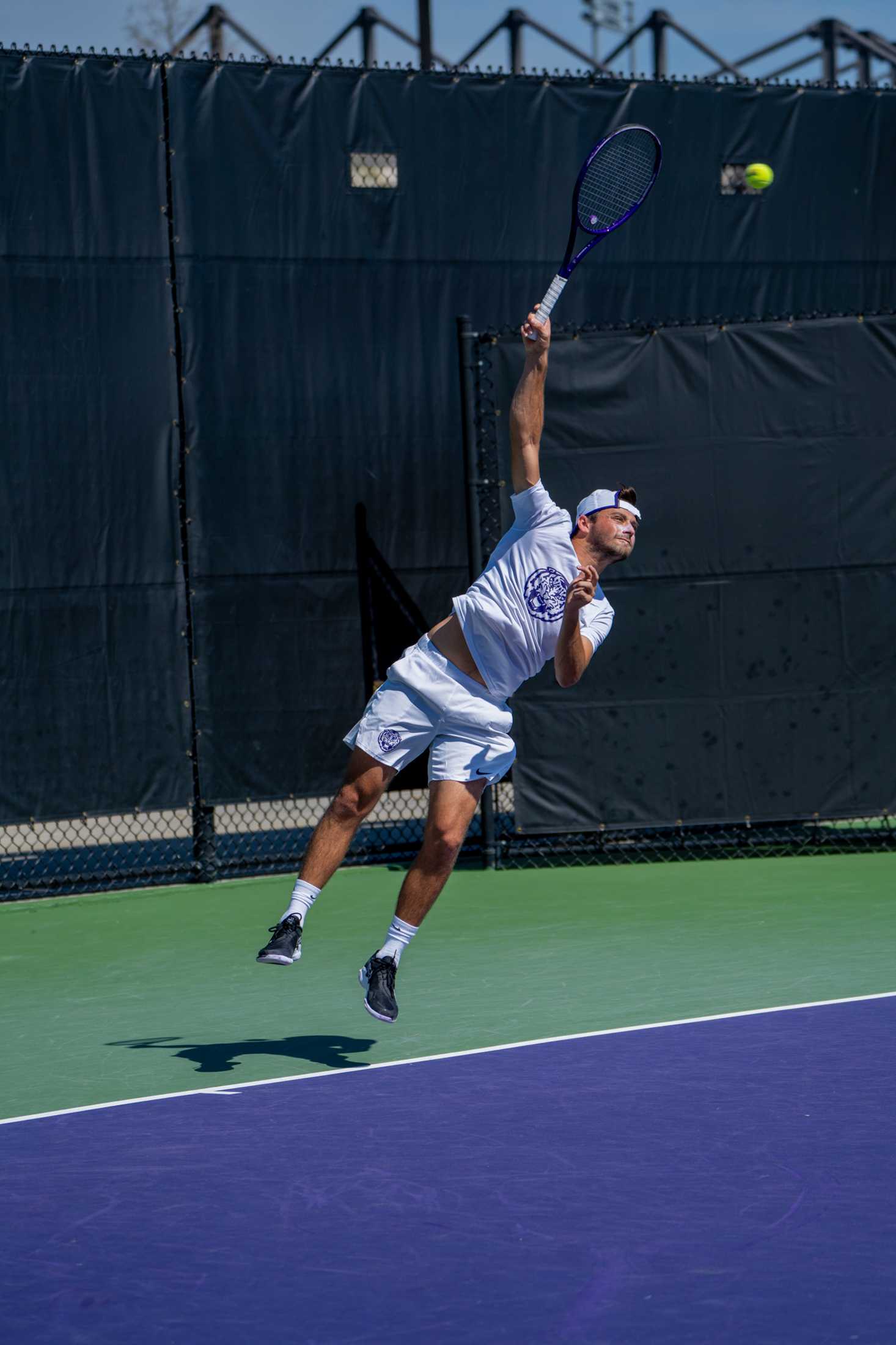 PHOTOS: LSU men's tennis defeats UL-Lafayette 4-0