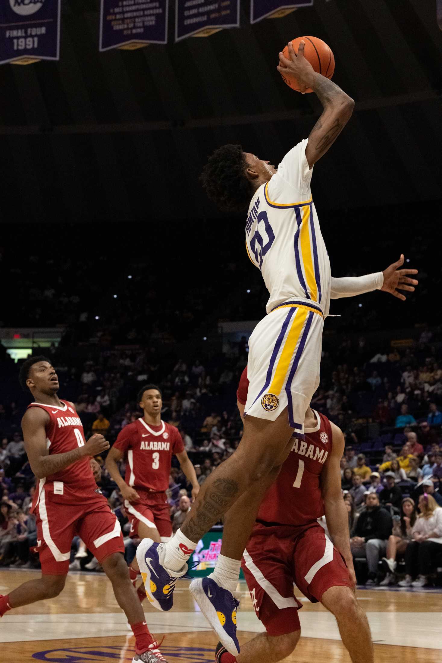 PHOTOS: LSU men's basketball falls to Alabama 79-69