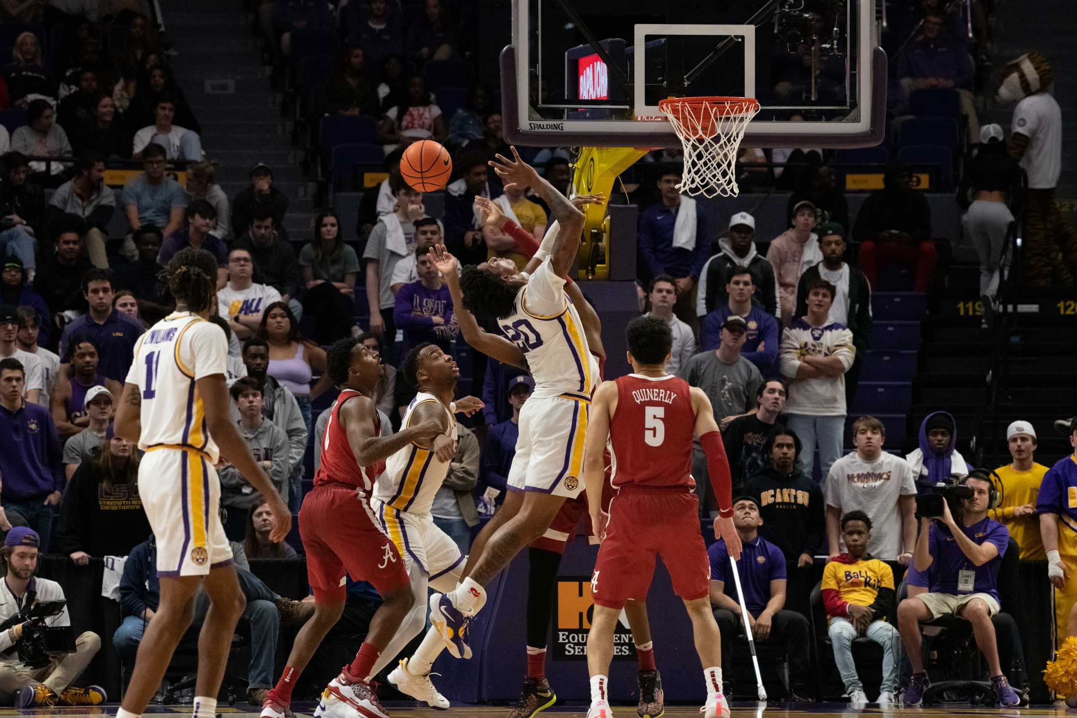 PHOTOS: LSU men's basketball falls to Alabama 79-69