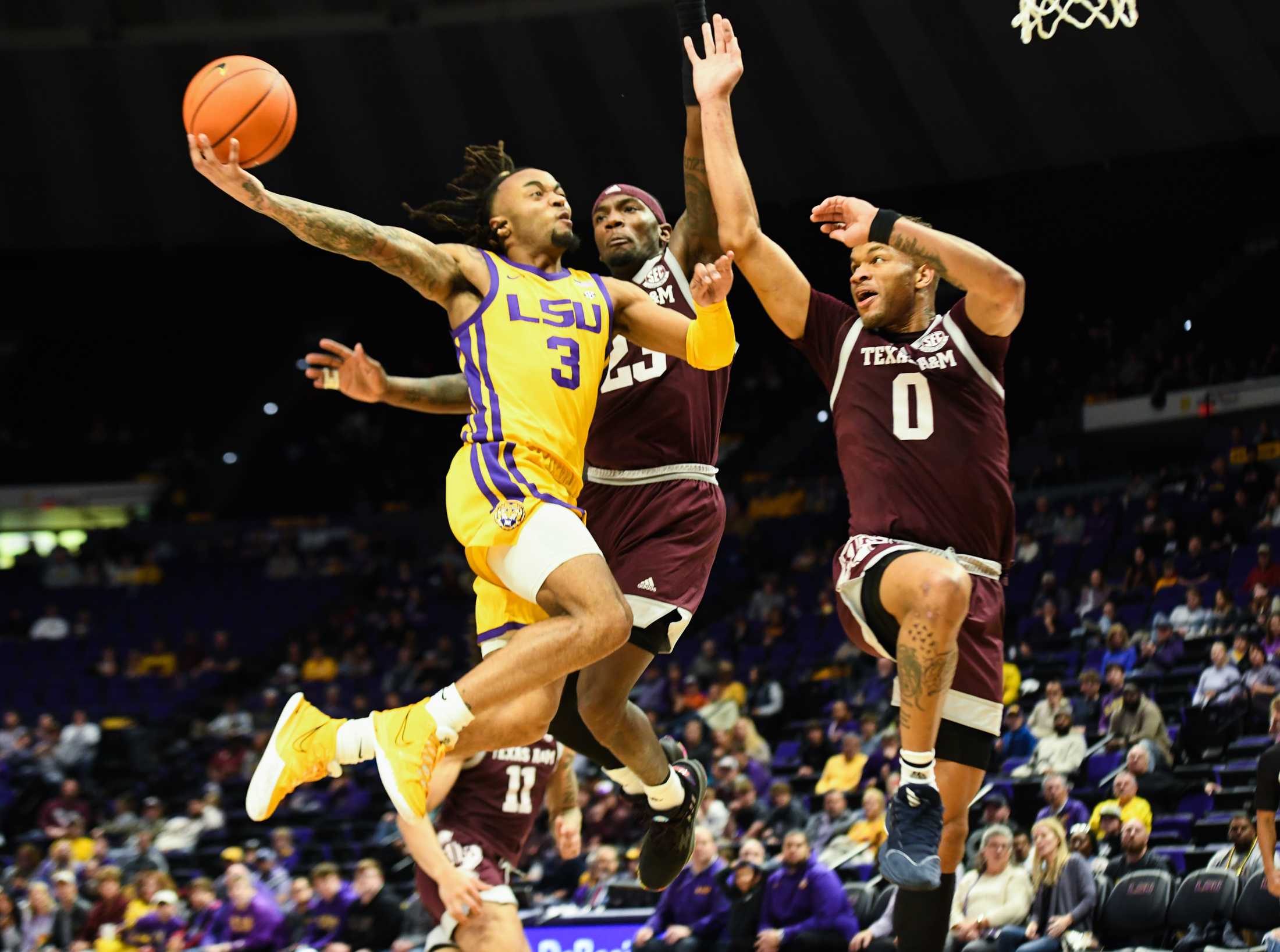 PHOTOS: LSU men's basketball falls 74-62 against Texas A&M