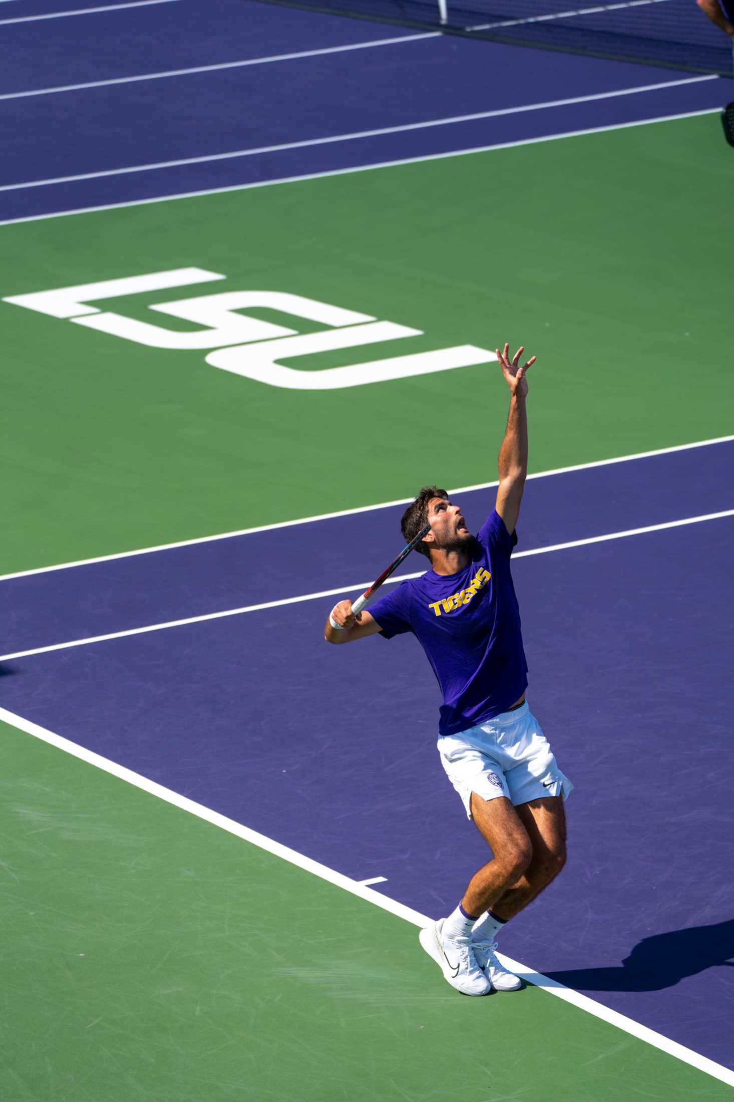 PHOTOS: LSU men's tennis defeats UL-Lafayette 4-0