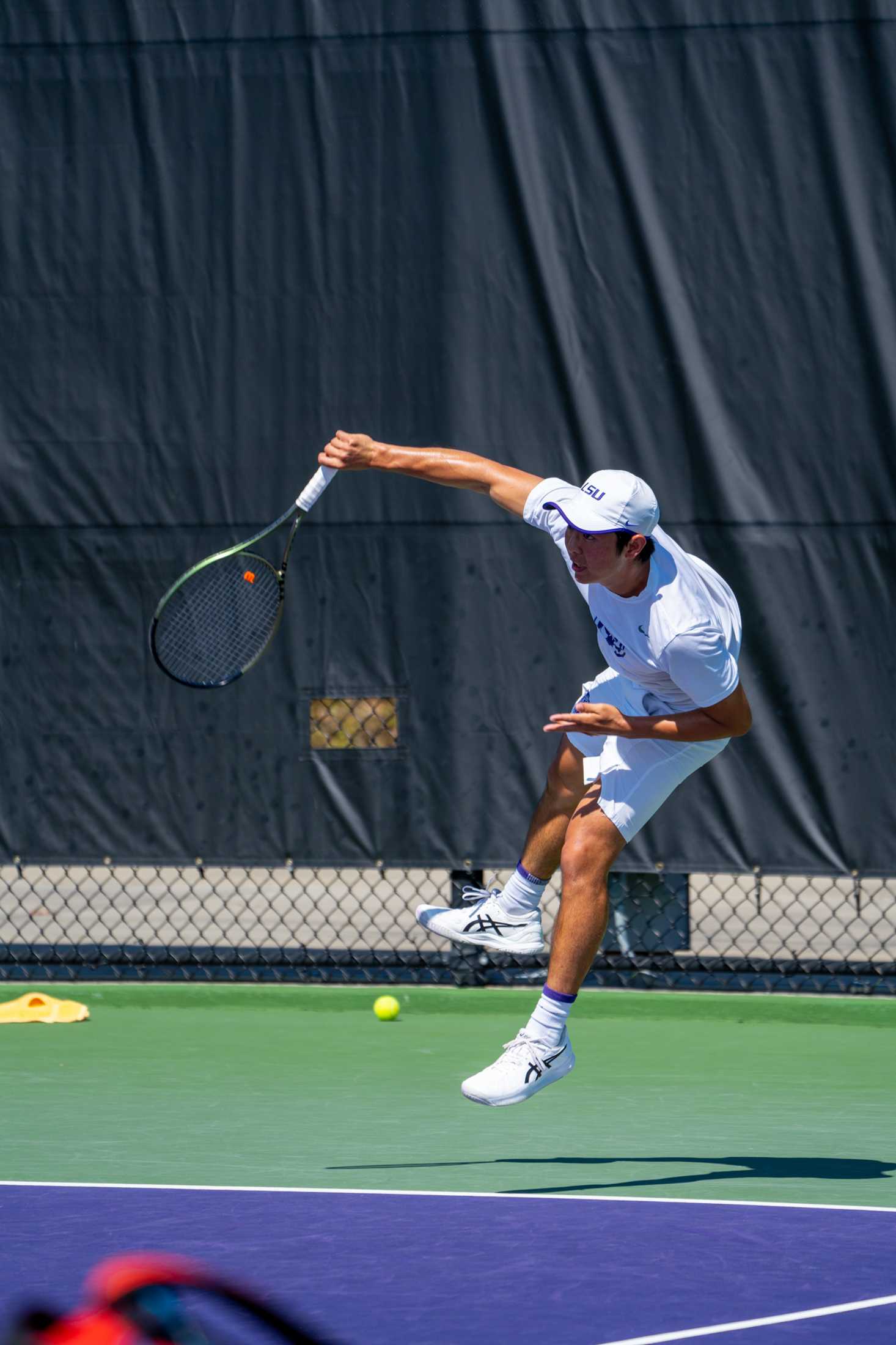 PHOTOS: LSU men's tennis defeats UL-Lafayette 4-0