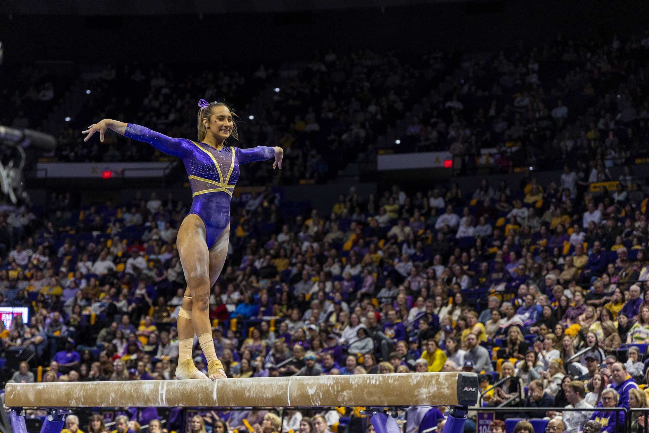 PHOTOS: LSU gymnastics defeats Georgia 197.700-196.925