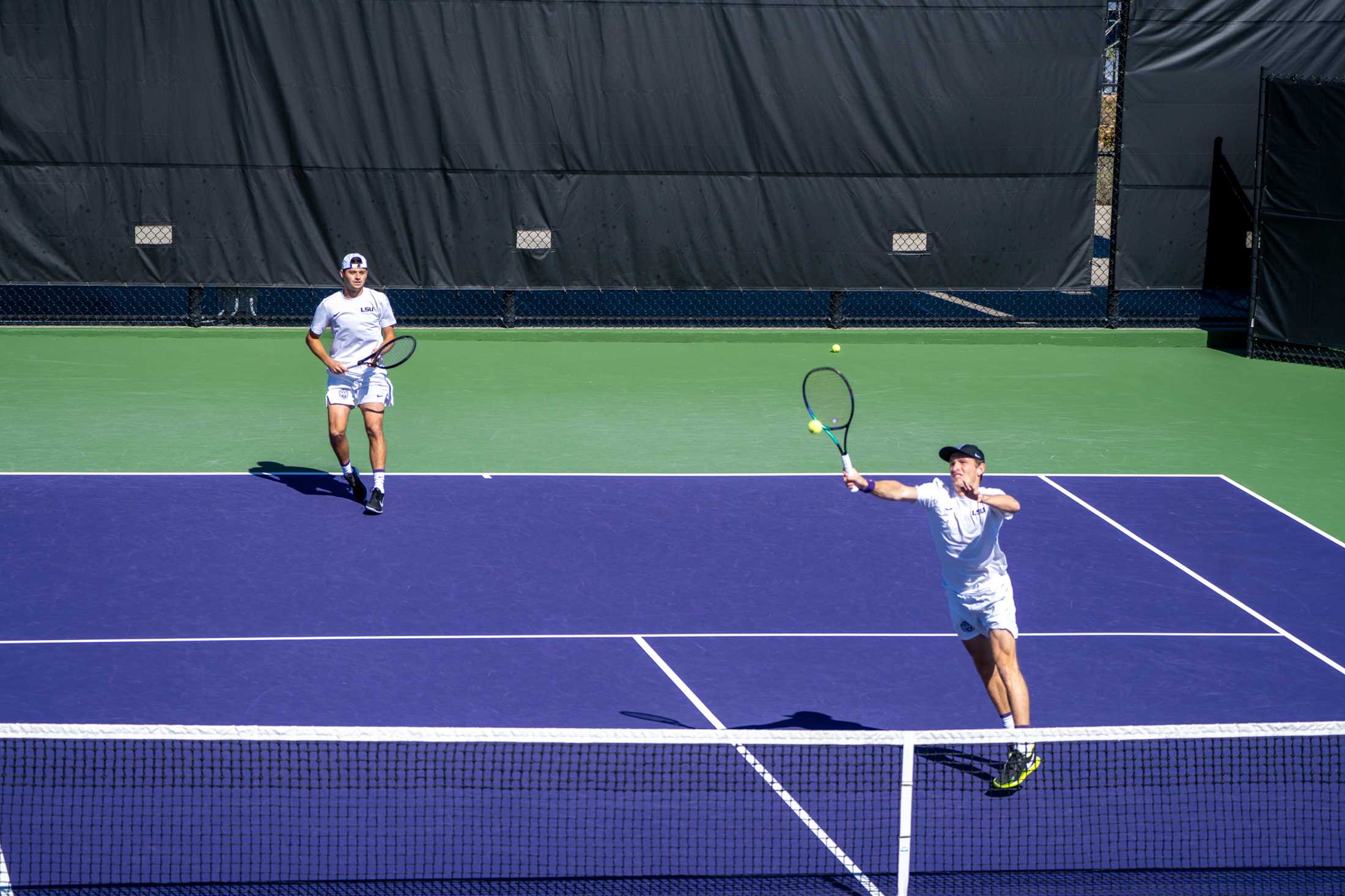 PHOTOS: LSU men's tennis defeats Lamar 7-0