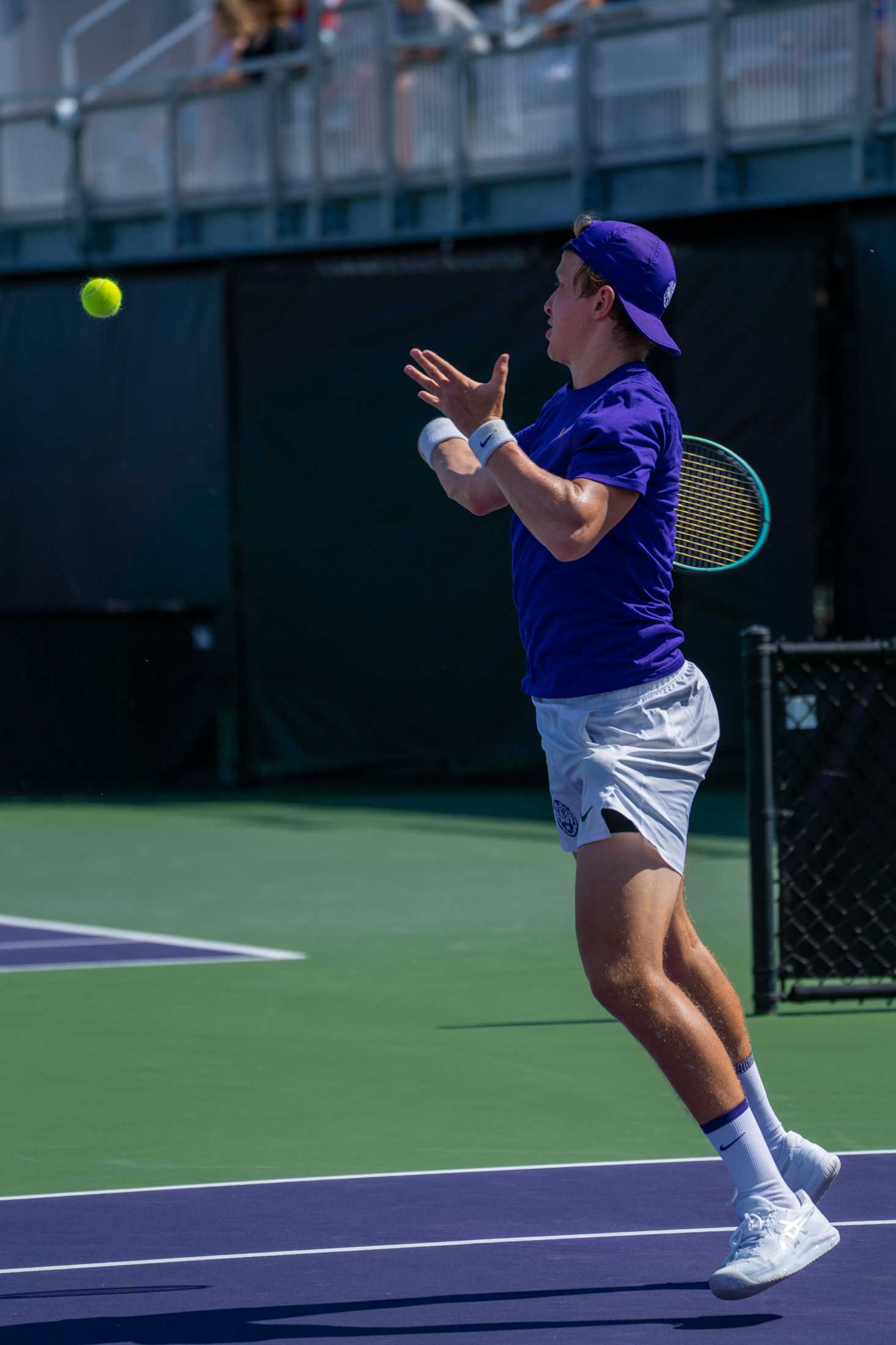 PHOTOS: LSU men's tennis defeats UL-Lafayette 4-0