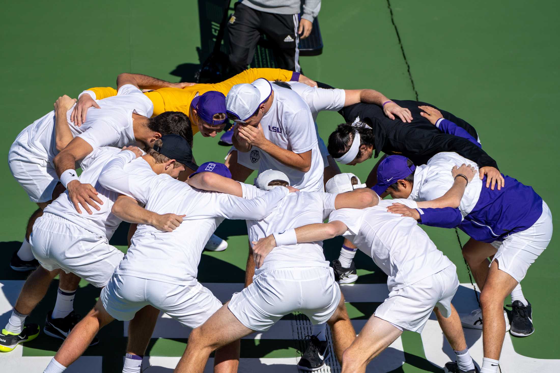 PHOTOS: LSU men's tennis defeats Lamar 7-0