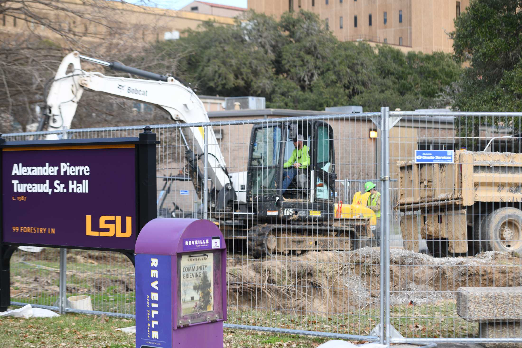 PHOTOS: Construction and maintenance on LSU's campus