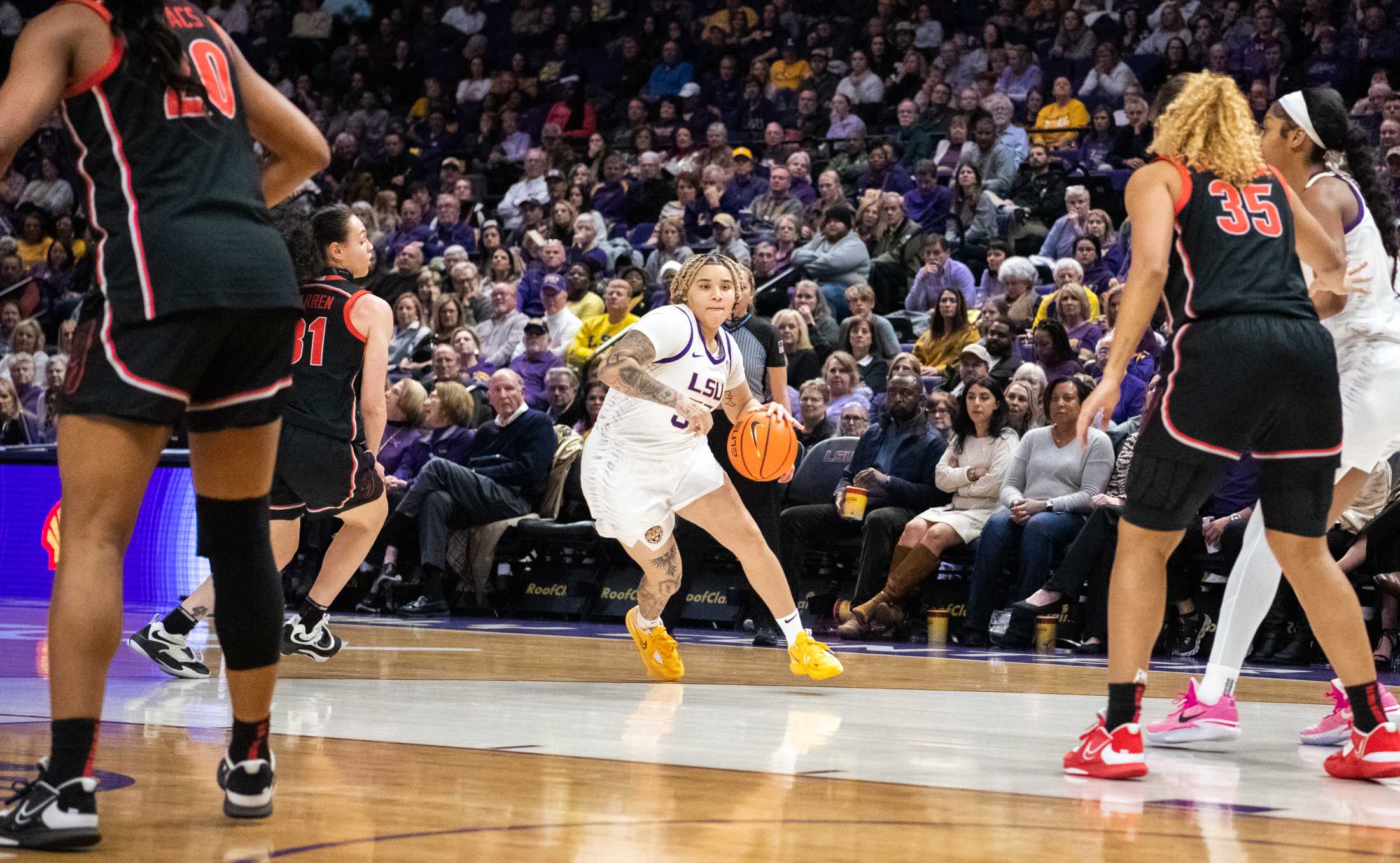 PHOTOS: LSU women's basketball defeats Georgia 82-77 in overtime