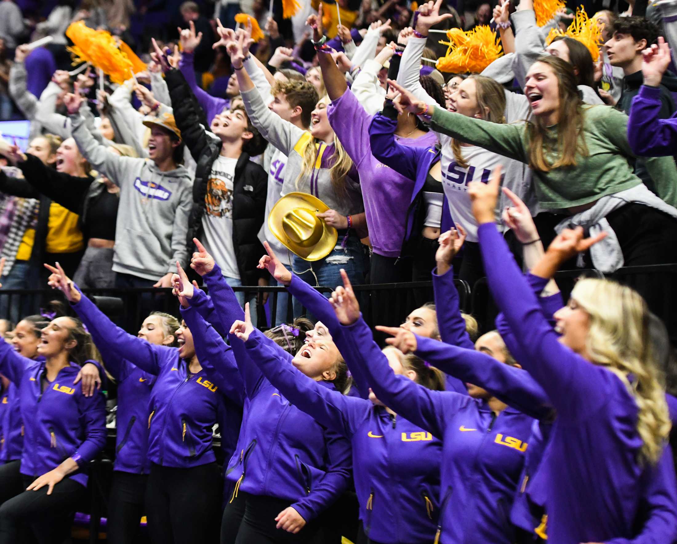 PHOTOS: LSU gymnastics defeats Georgia 197.700-196.925