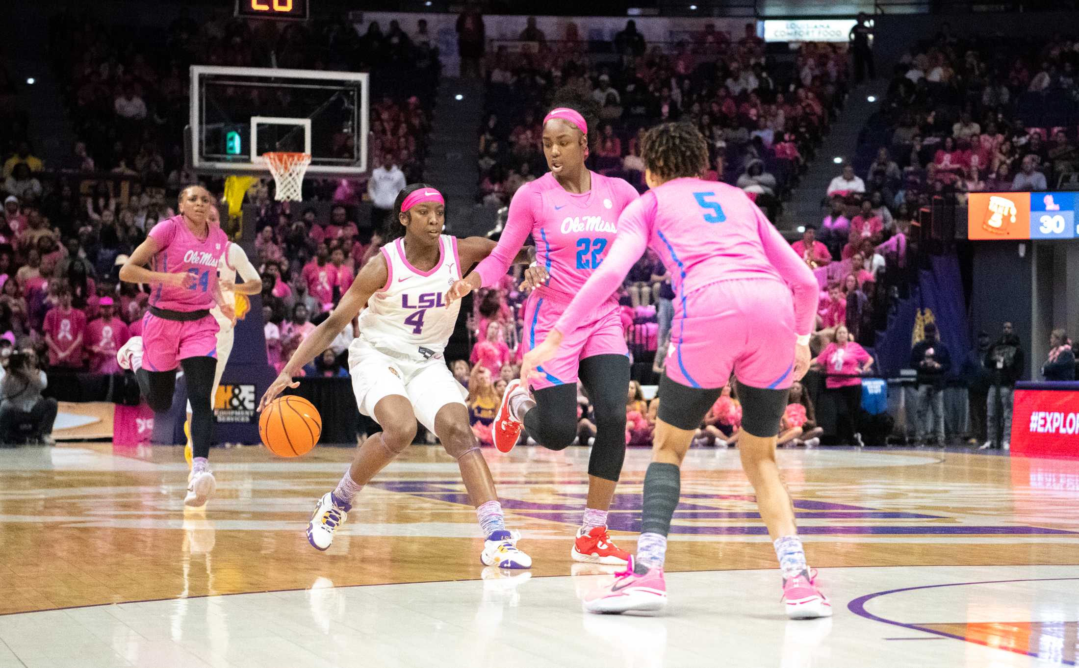 PHOTOS: LSU women's basketball defeats Ole Miss 69-60