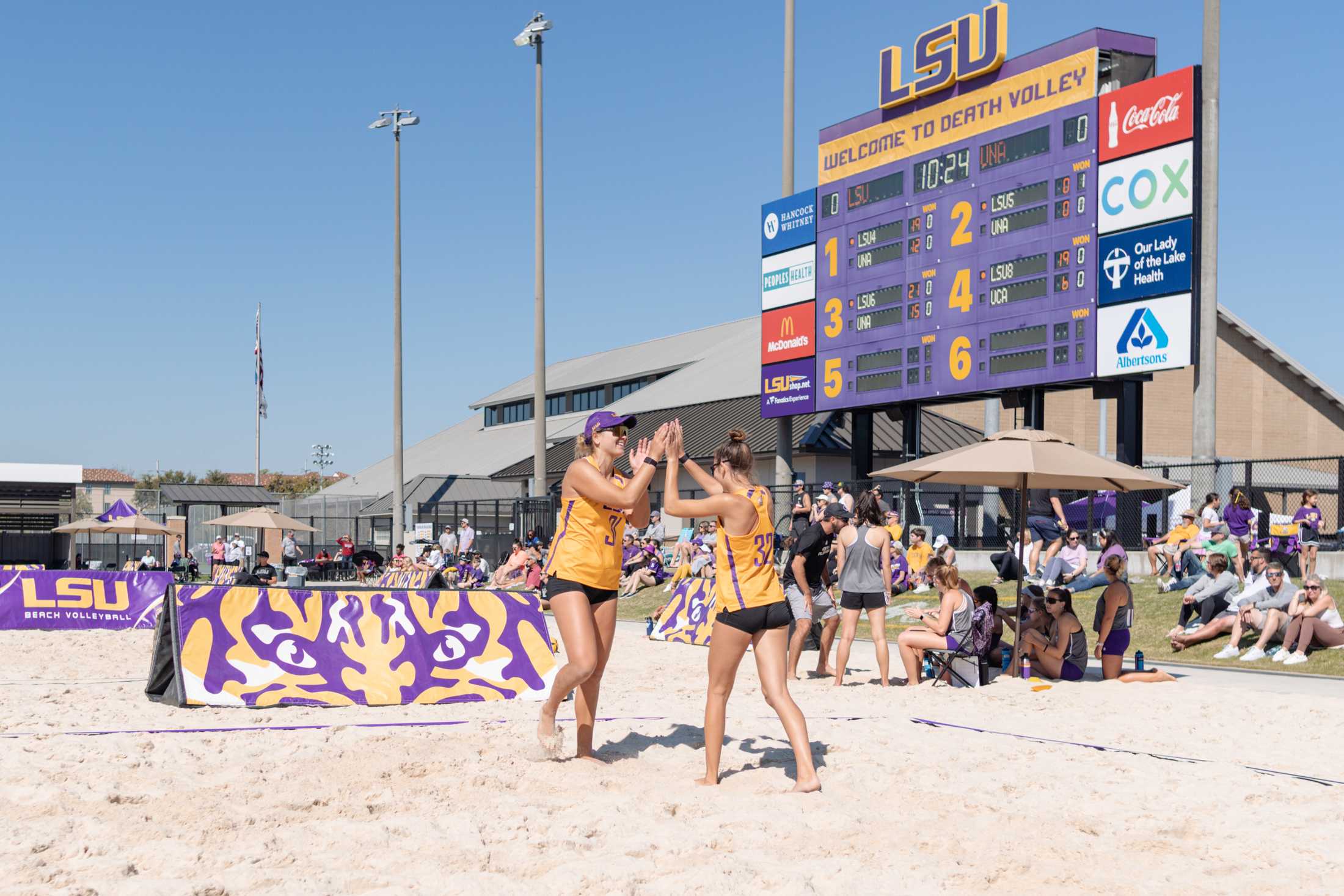 PHOTOS: LSU beach volleyball defeats North Alabama 5-0