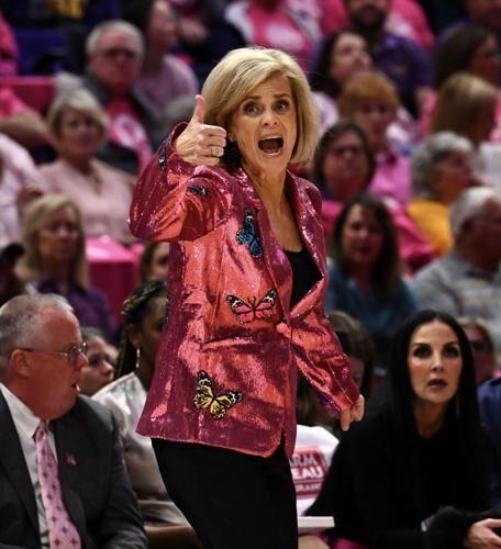 With LSU heading to the National Championship, take a look at Kim Mulkey's best outfits this season