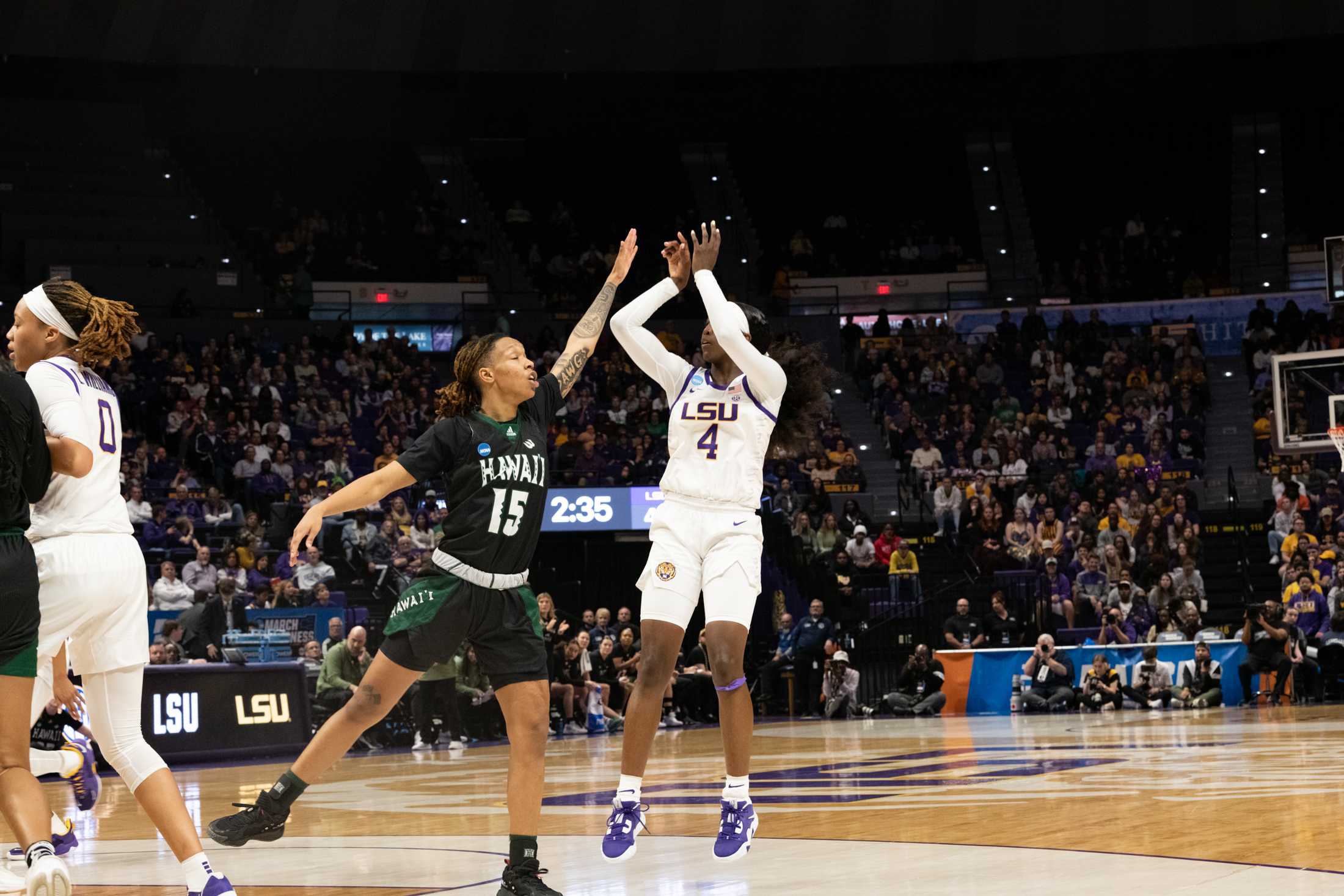 PHOTOS: LSU women's basketball beats Hawaii in first round of March Madness