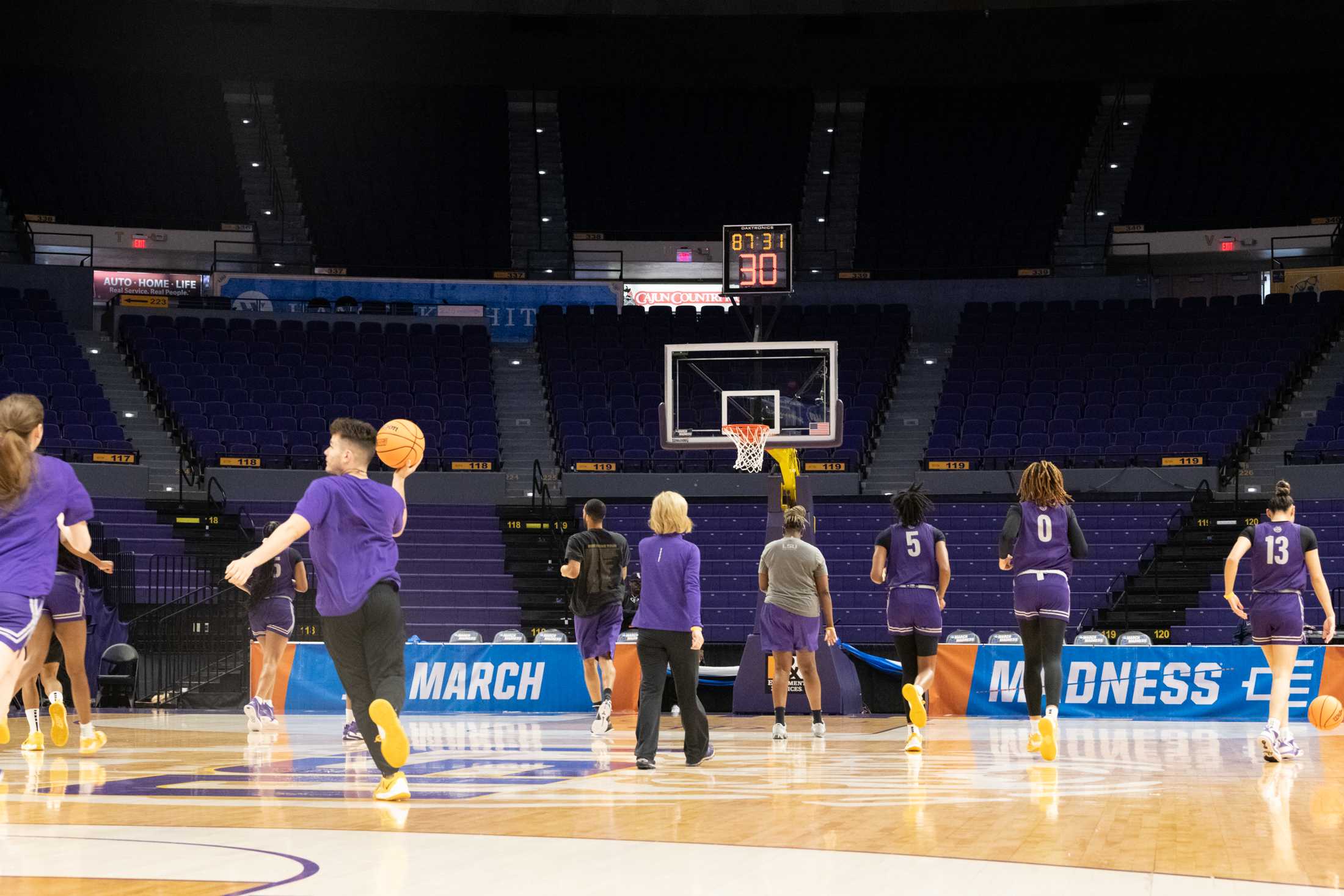 PHOTOS: LSU women's basketball prepares for March Madness