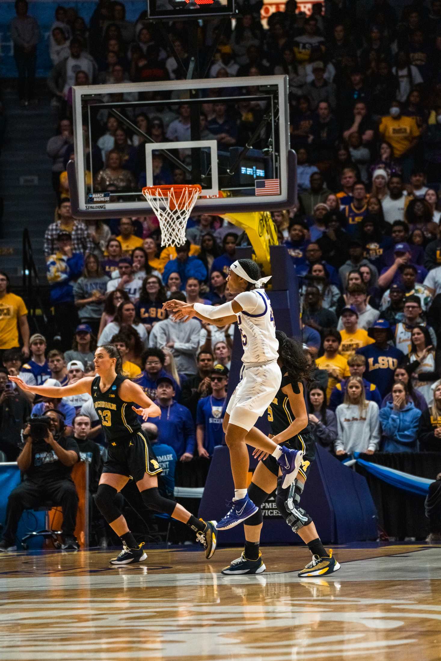 PHOTOS: LSU women's basketball takes down Michigan in second round of March Madness