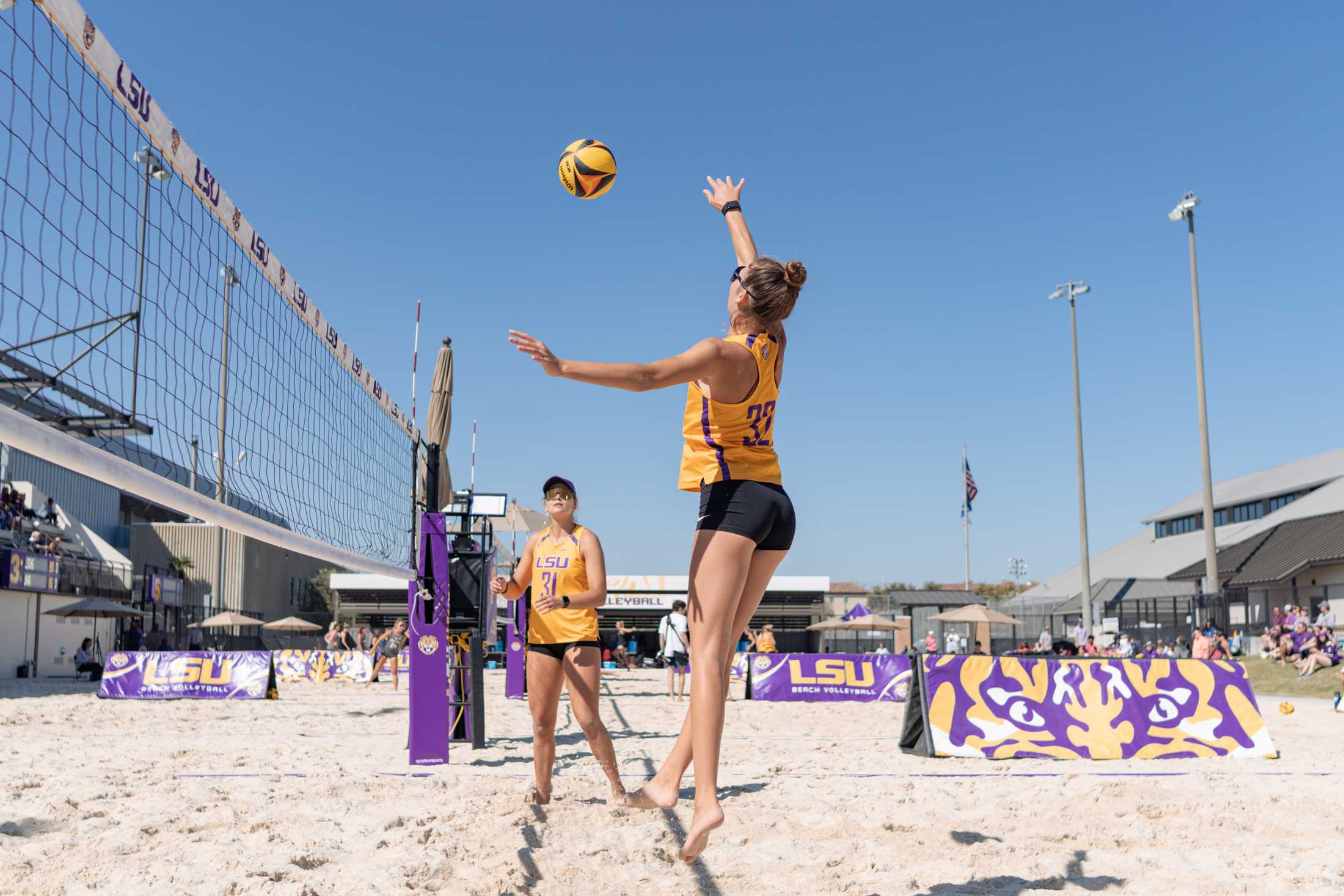 PHOTOS: LSU beach volleyball defeats North Alabama 5-0