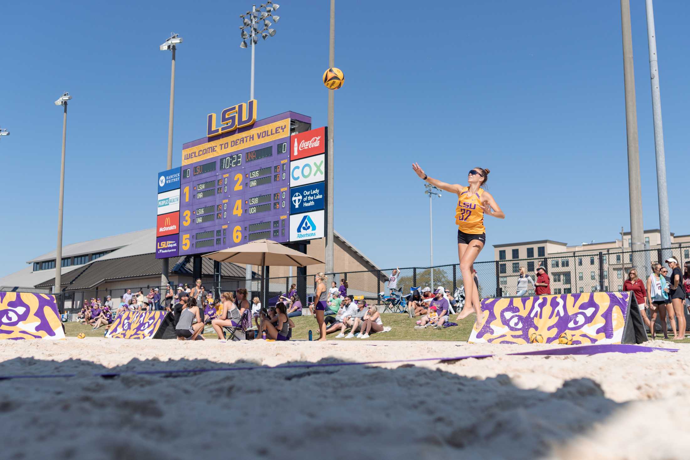 PHOTOS: LSU beach volleyball defeats North Alabama 5-0