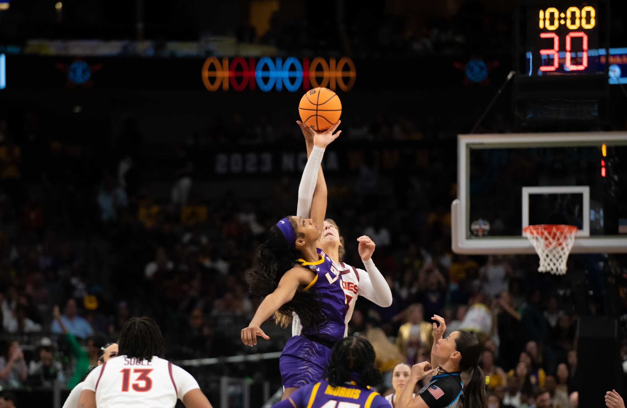 PHOTOS: LSU women's basketball defeats Virginia Tech, advances to national championship