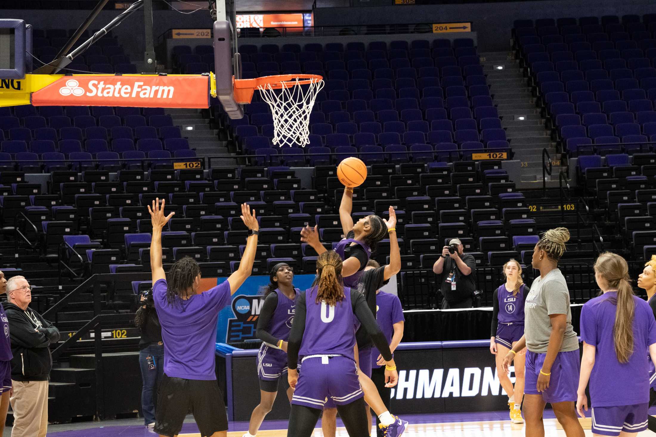 PHOTOS: LSU women's basketball prepares for March Madness