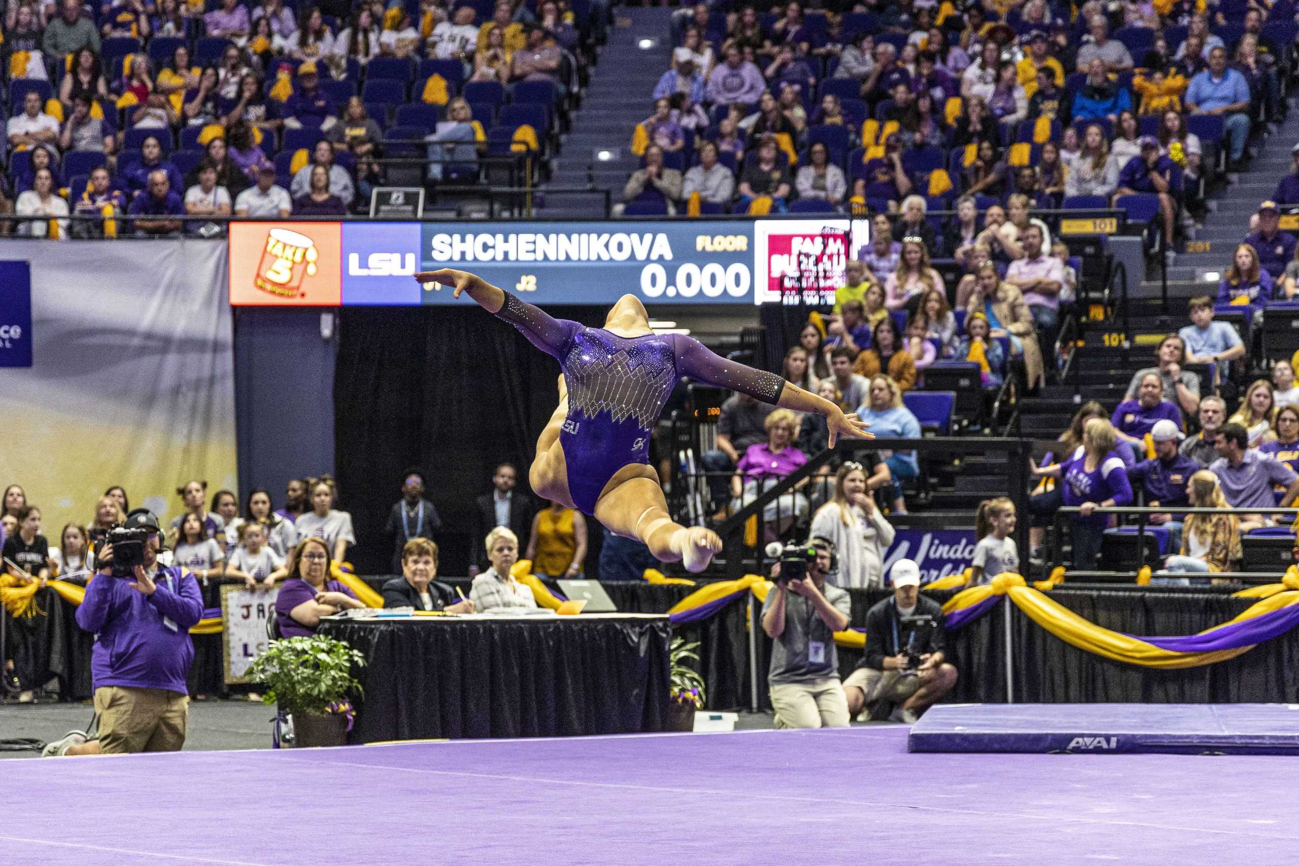 PHOTOS: LSU gymnastics defeats West Virginia 198.025-196.450