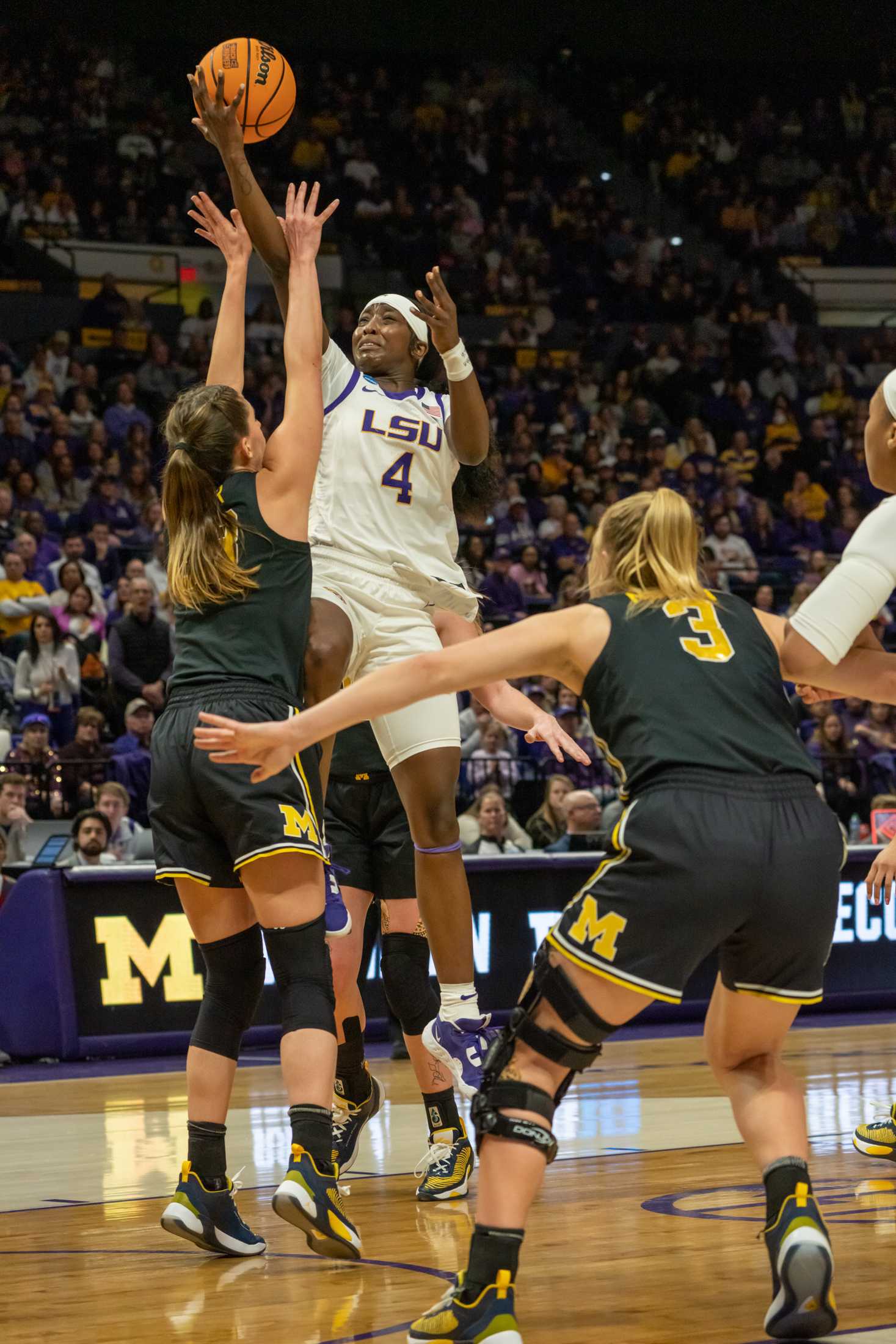 PHOTOS: LSU women's basketball takes down Michigan in second round of March Madness